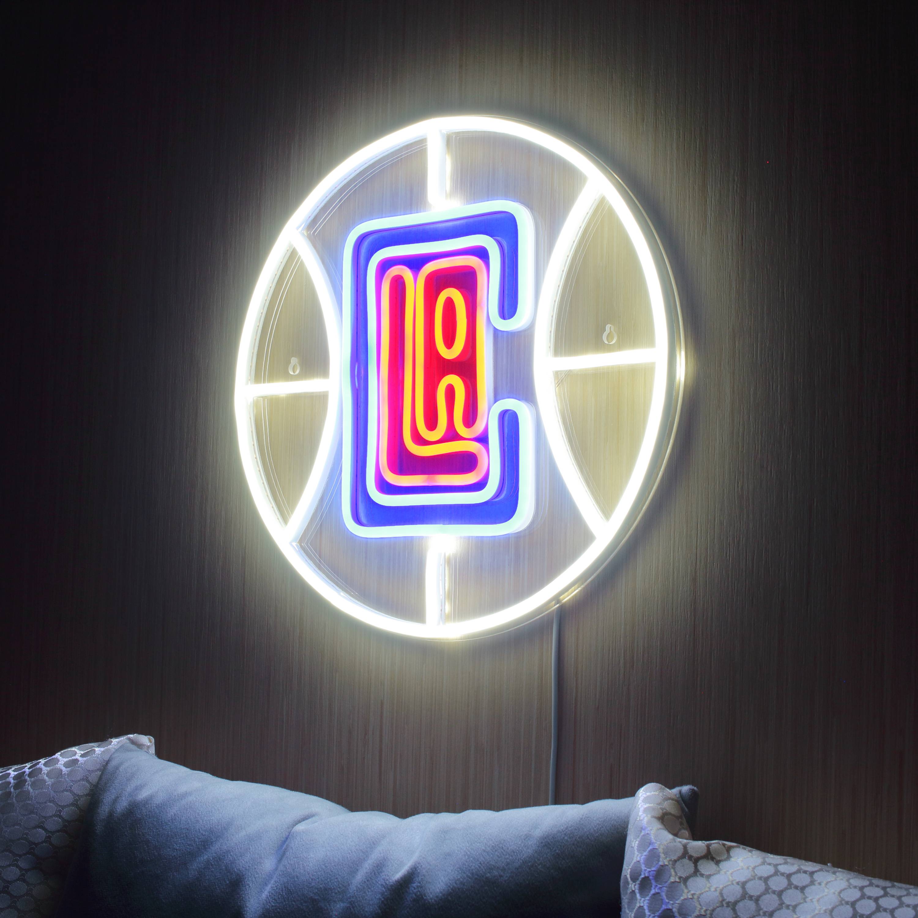 NBA Los Angeles Clippers Large Flex Neon LED Sign
