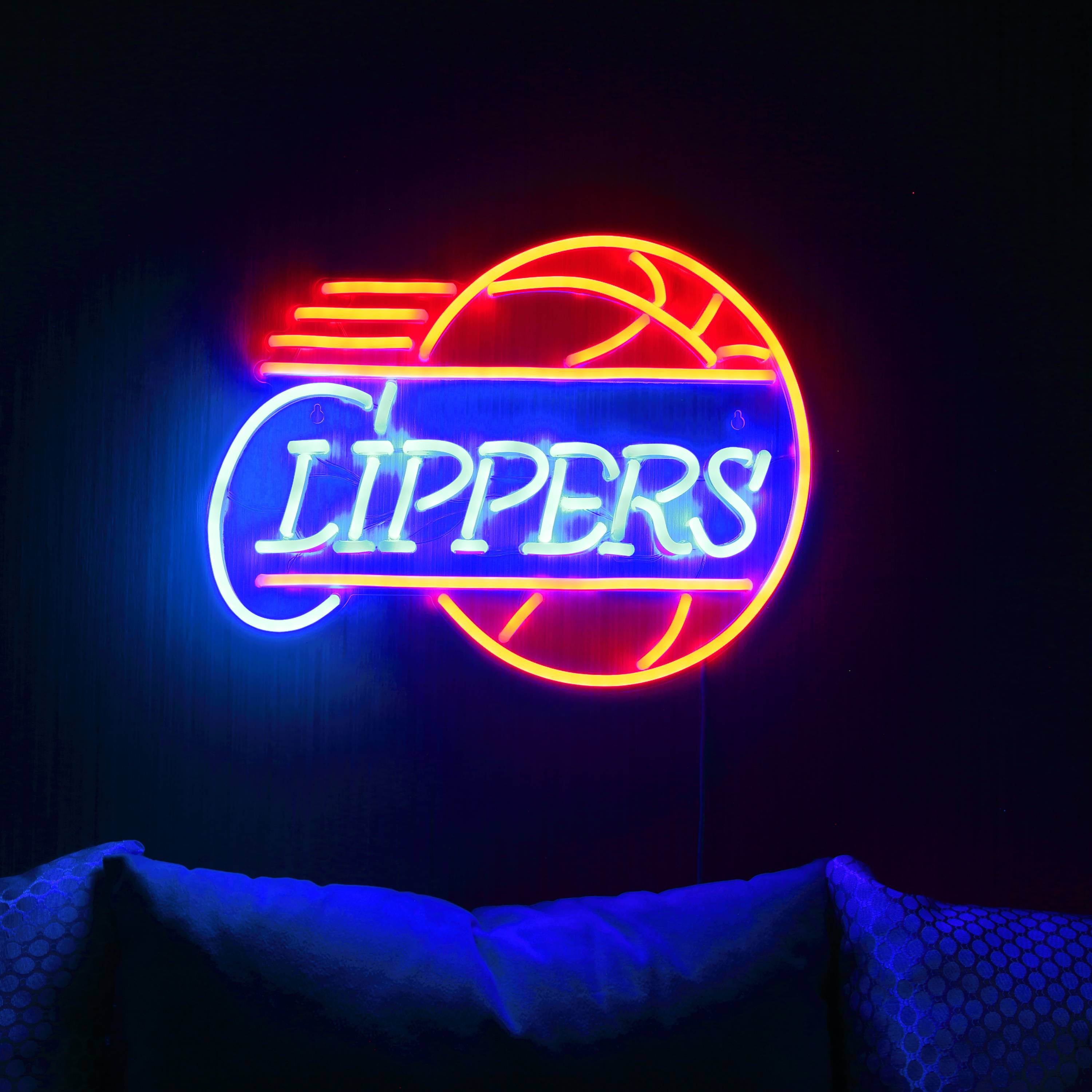 NBA Los Angeles Clippers Large Flex Neon LED Sign
