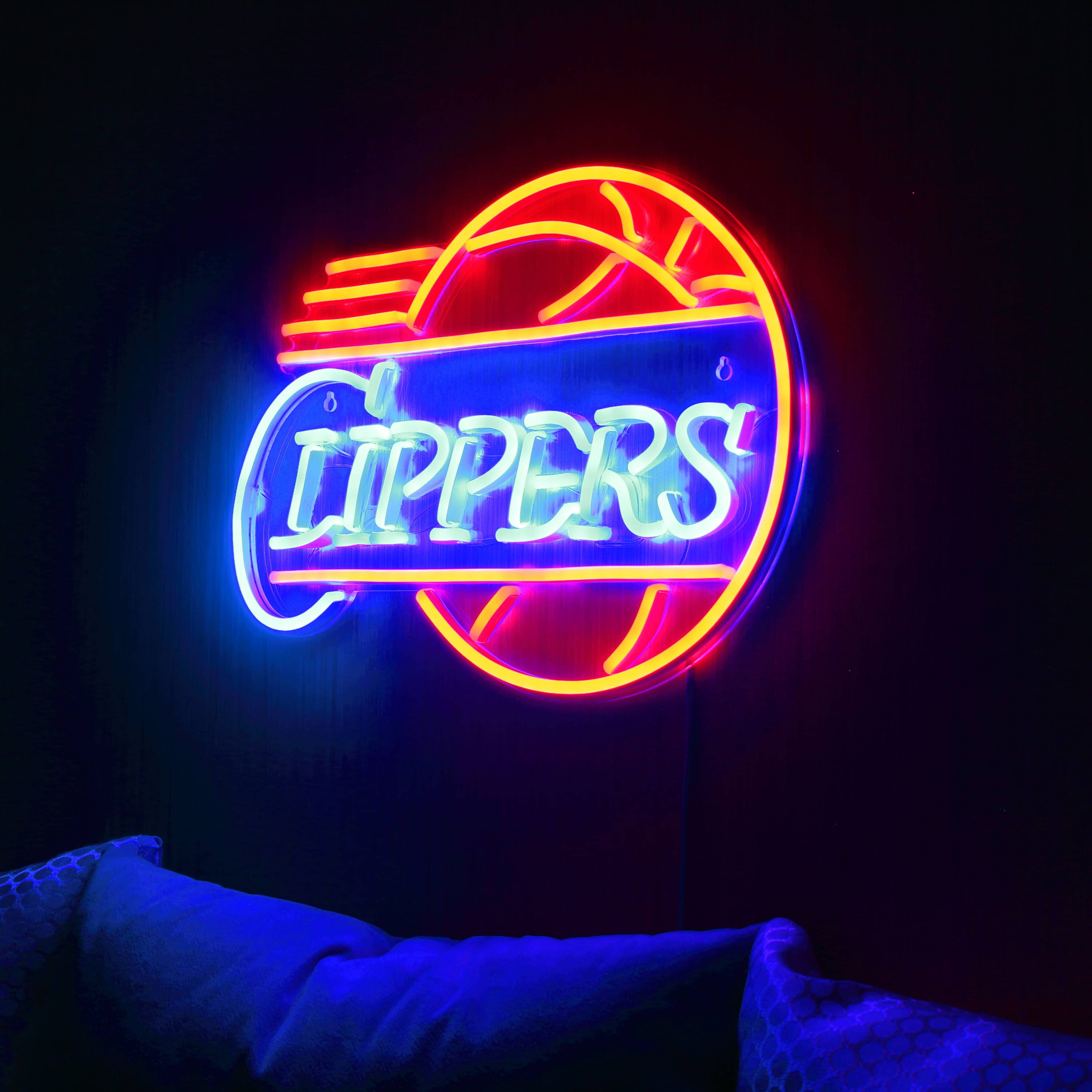 NBA Los Angeles Clippers Large Flex Neon LED Sign