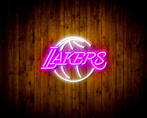 Los Angeles Lakers Logo Handmade Neon Flex LED Sign
