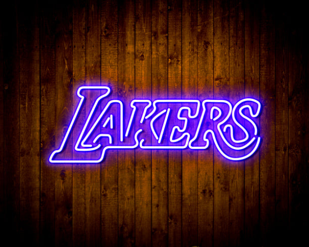 Los Angeles Lakers Logo 2 Handmade Neon Flex LED Sign