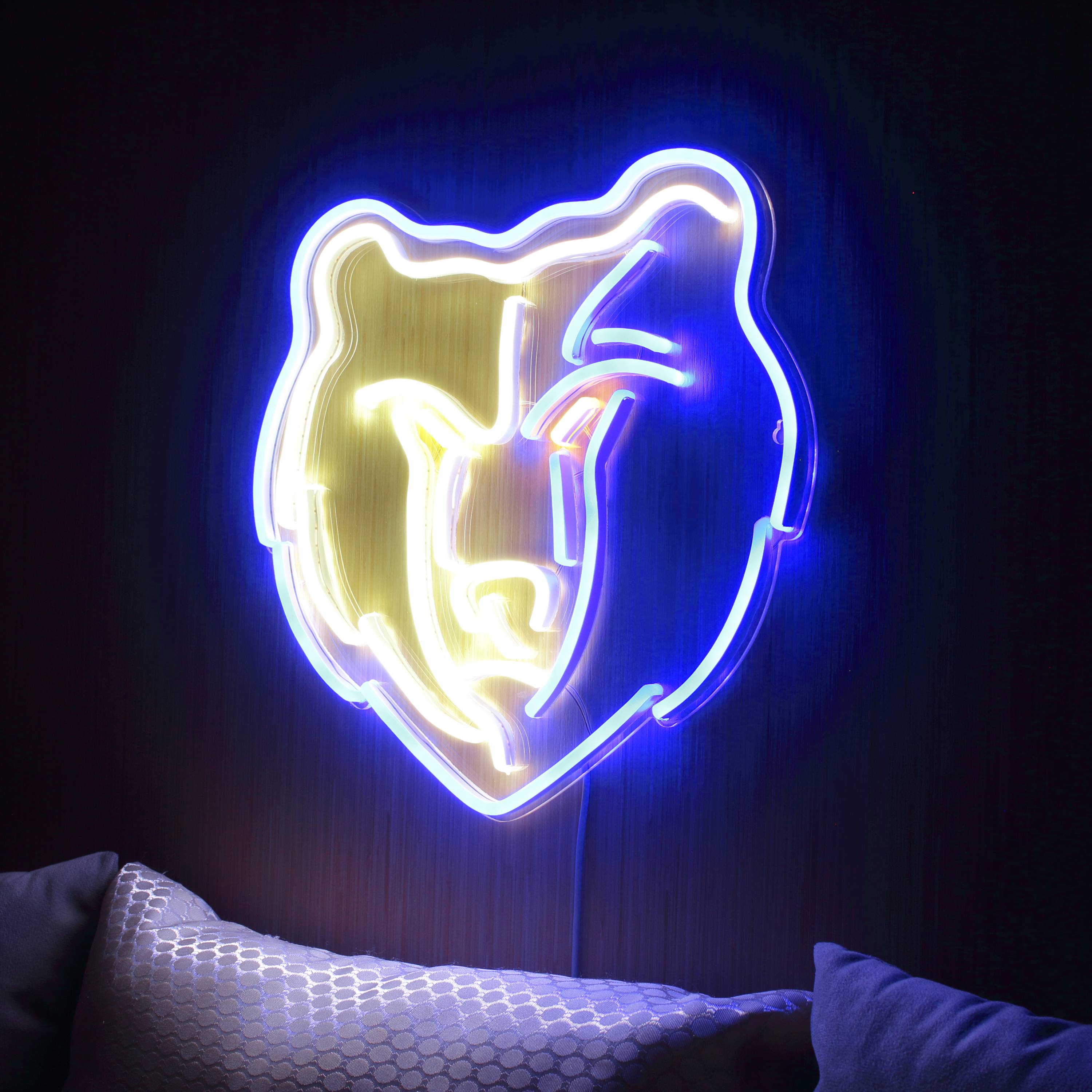 NBA Memphis Grizzlies Large Flex Neon LED Sign