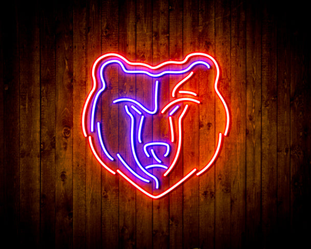 Memphis Grizzlies Handmade Neon Flex LED Sign