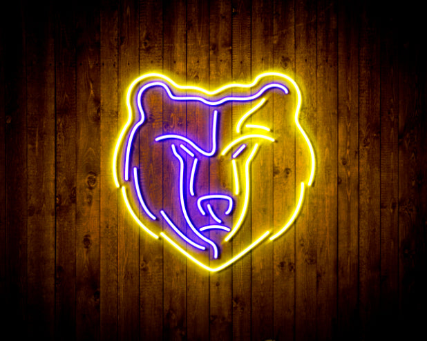 Memphis Grizzlies Handmade Neon Flex LED Sign