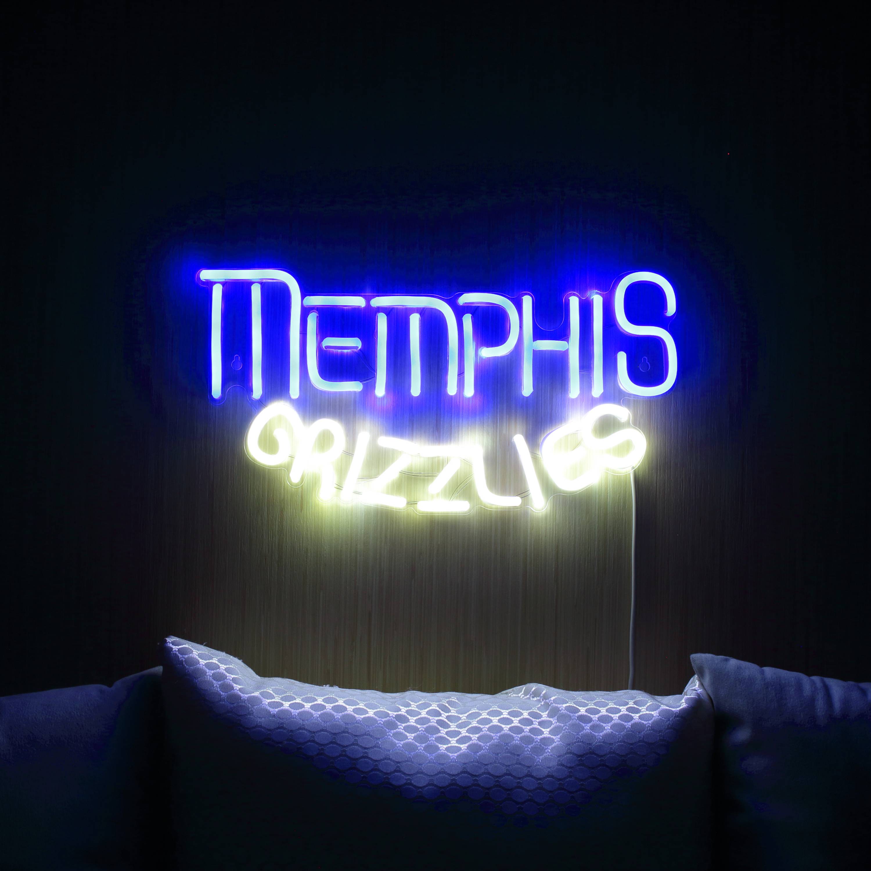 NBA Memphis Grizzlies Large Flex Neon LED Sign