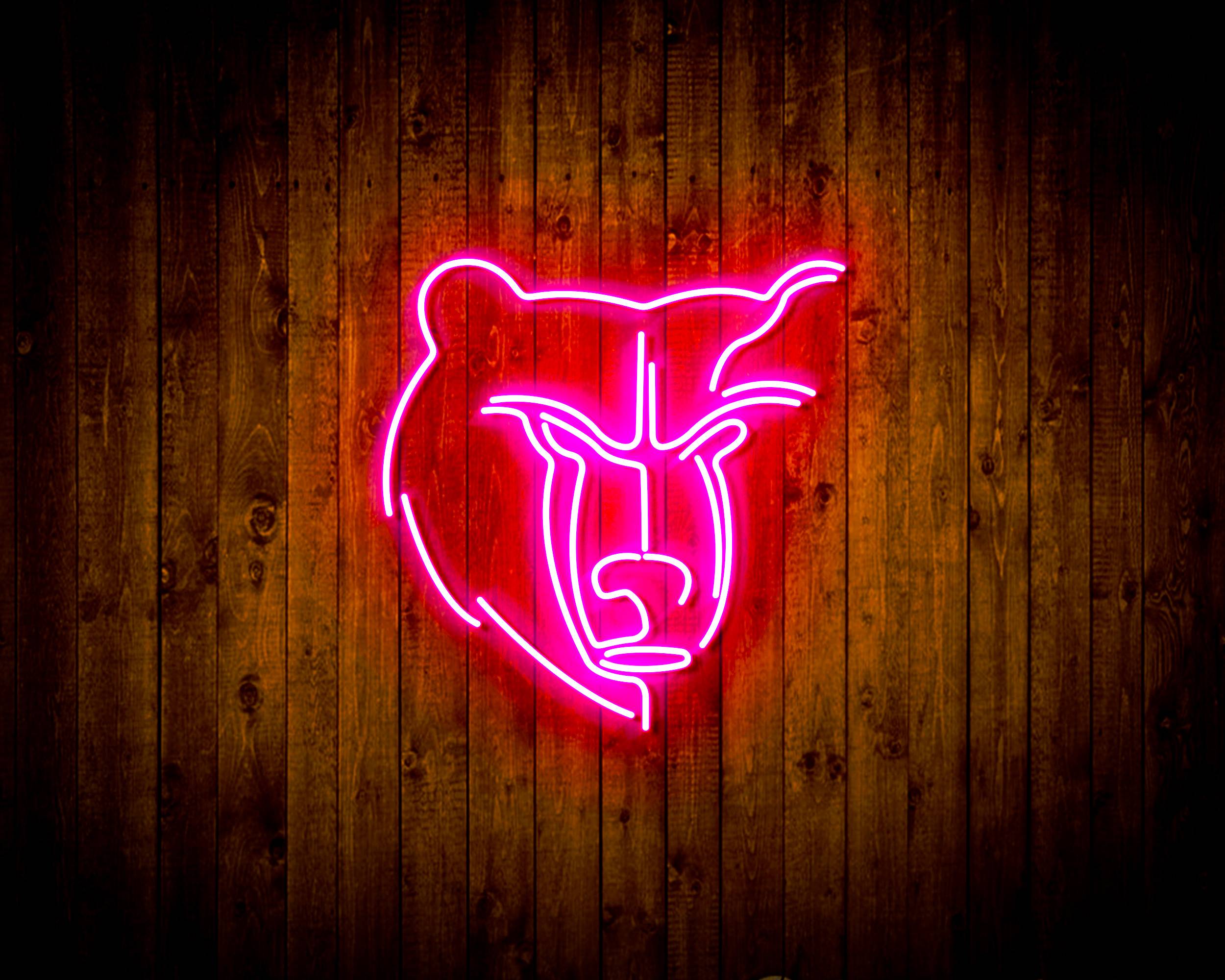 Memphis Grizzlies Bar Neon Flex LED Sign