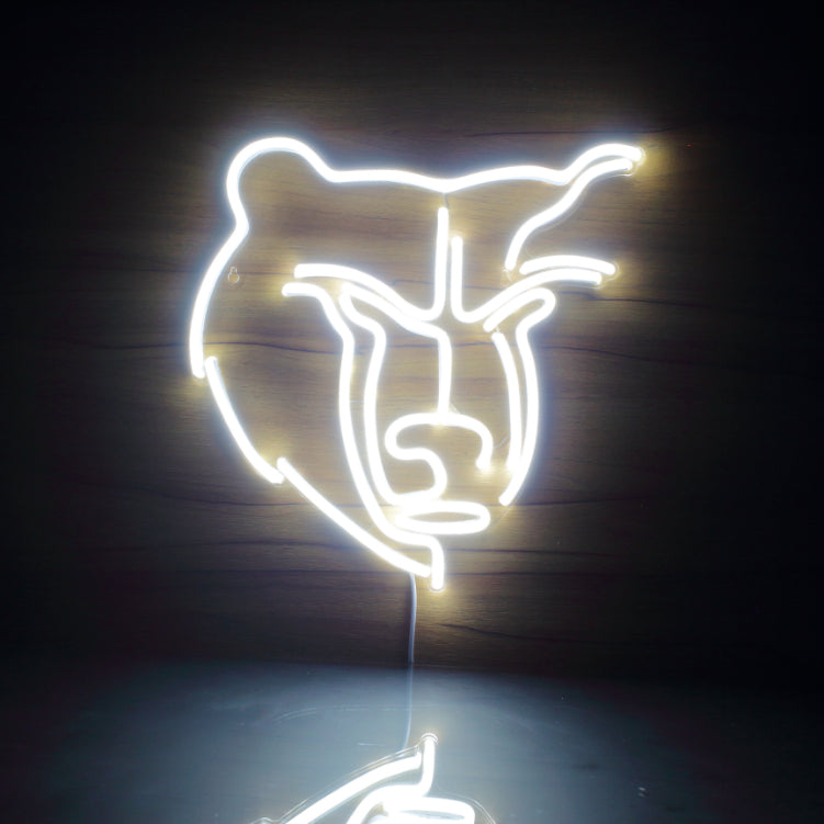 Memphis Grizzlies Logo 5 Handmade Neon Flex LED Sign