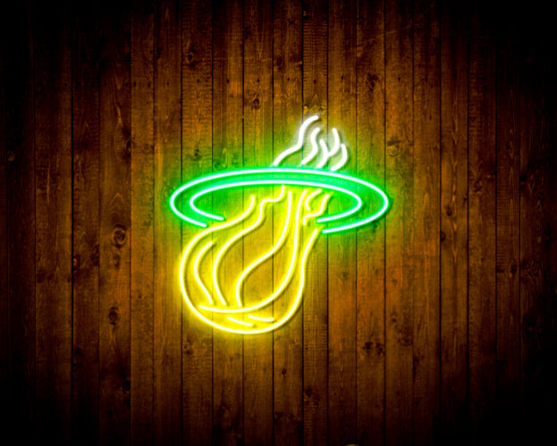 Miami Heat Handmade Neon Flex LED Sign