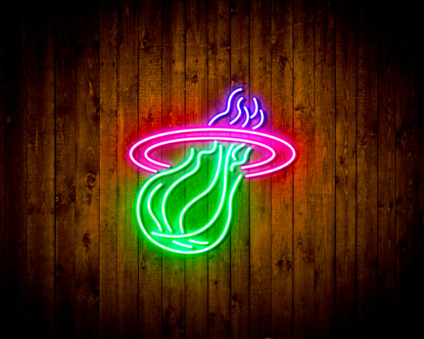 Miami Heat Handmade Neon Flex LED Sign