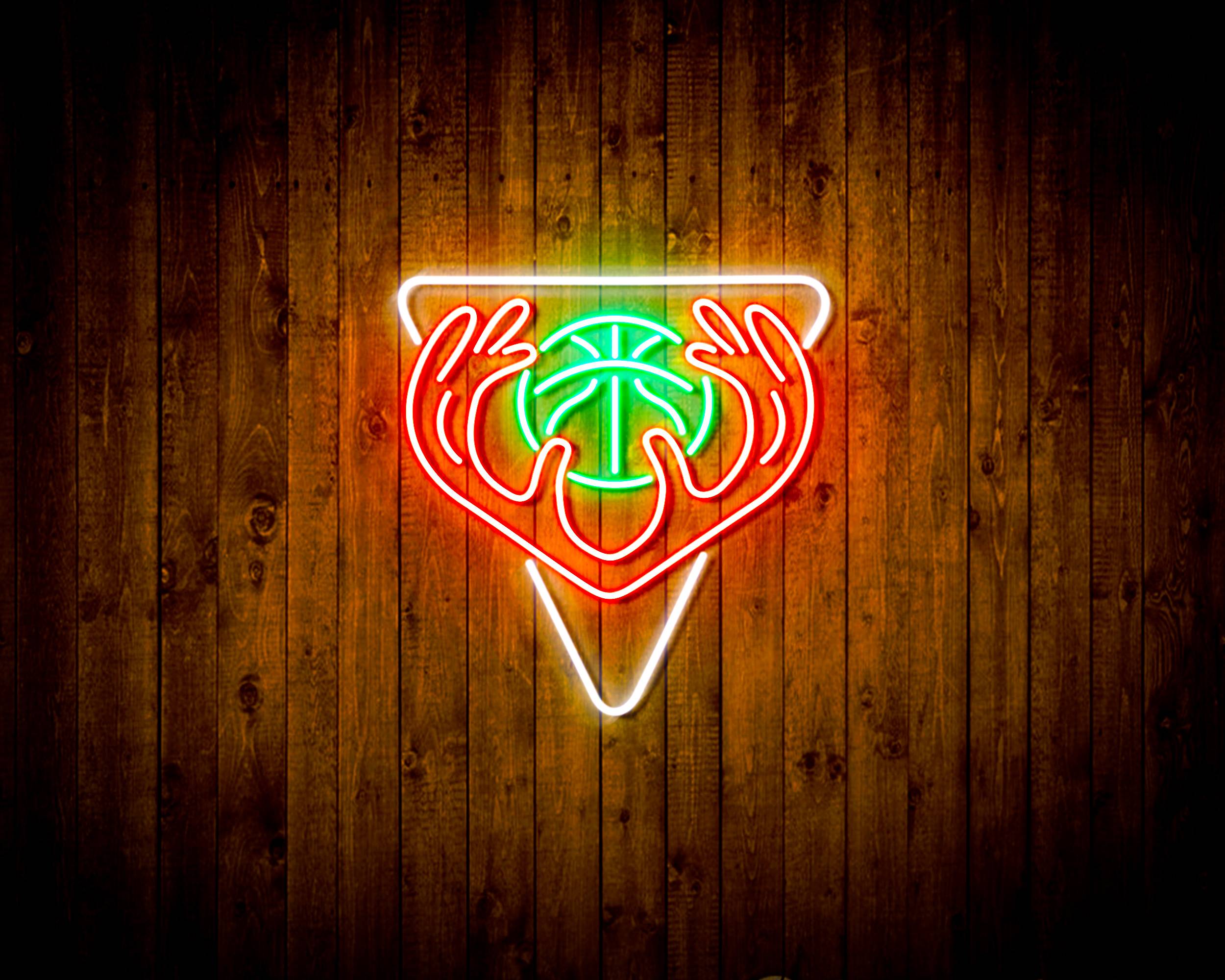 NBA Milwaukee Bucks Logo Bar Neon Flex LED Sign