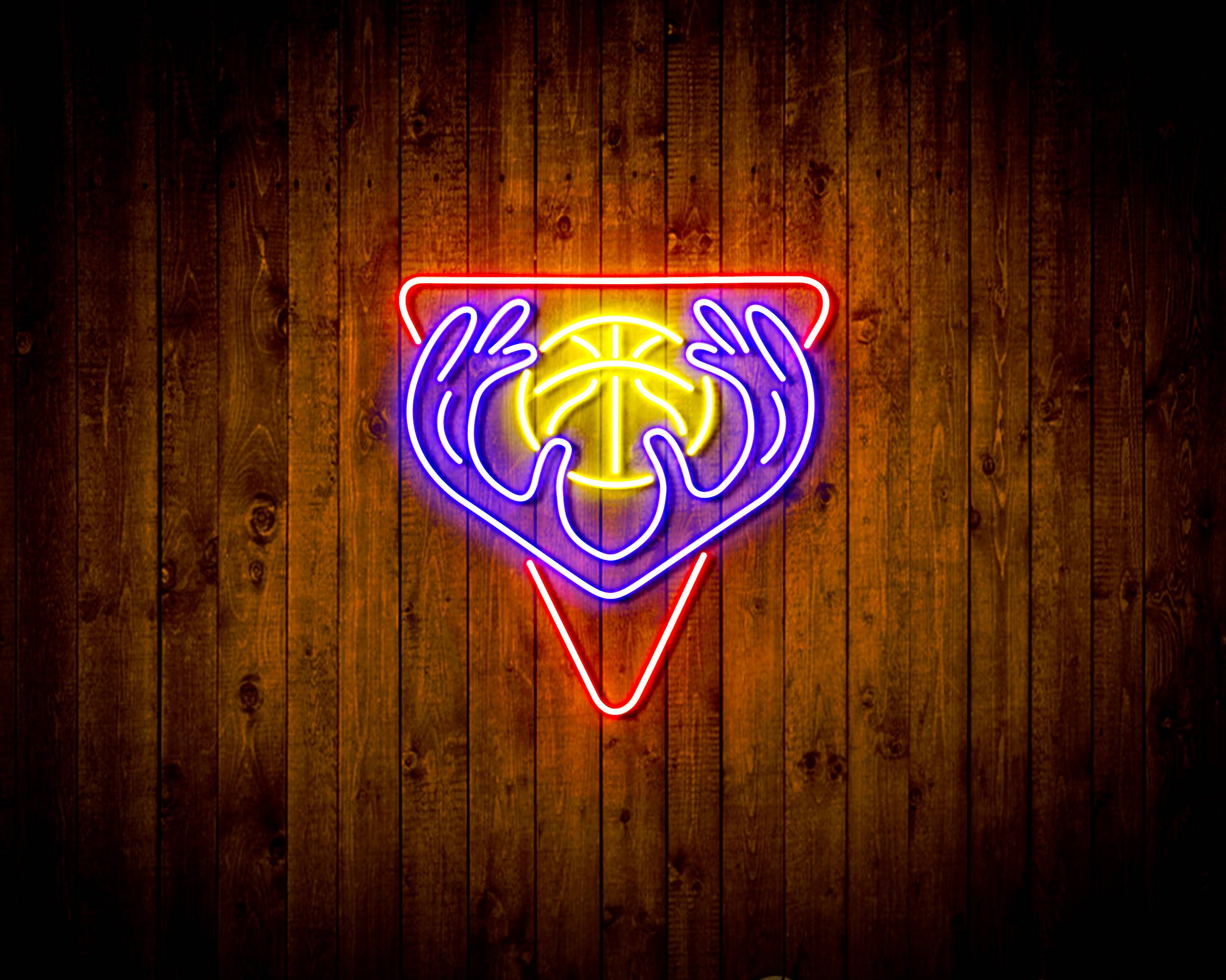 NBA Milwaukee Bucks Logo Bar Neon Flex LED Sign