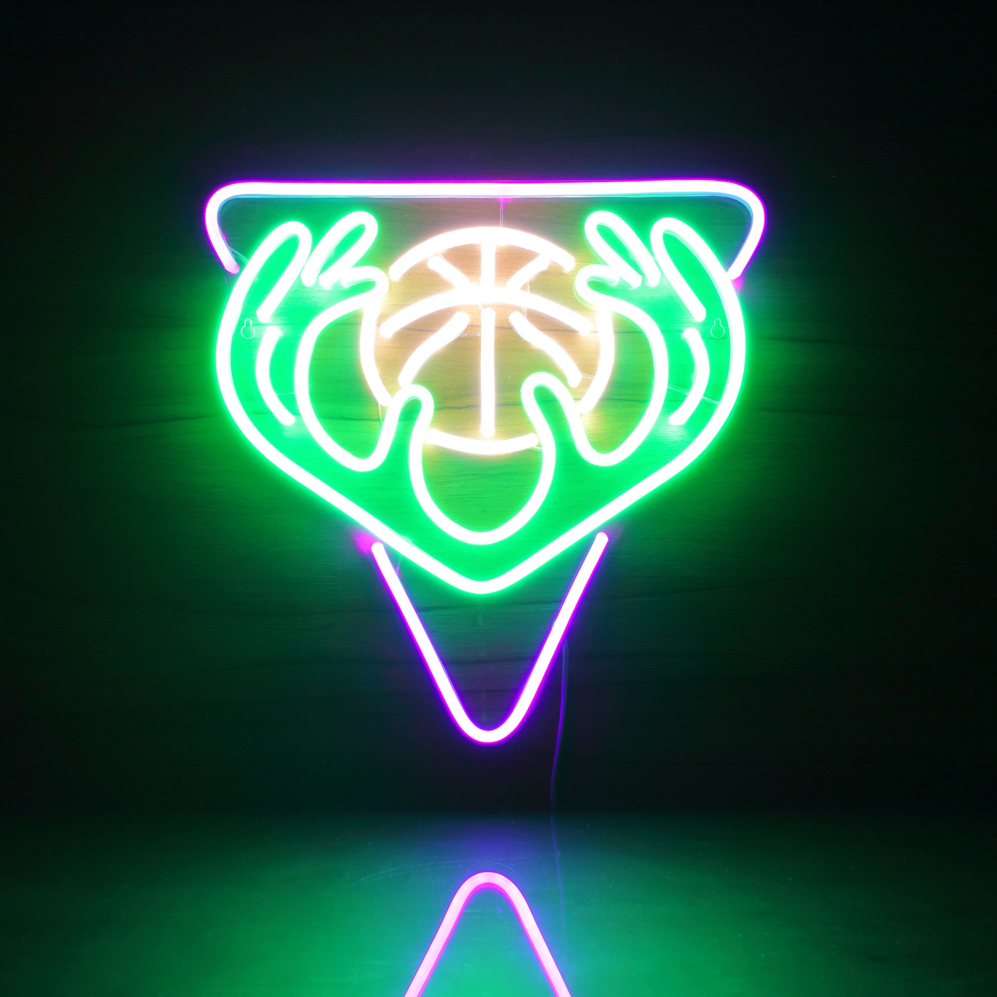 NBA Milwaukee Bucks Logo Bar Neon Flex LED Sign