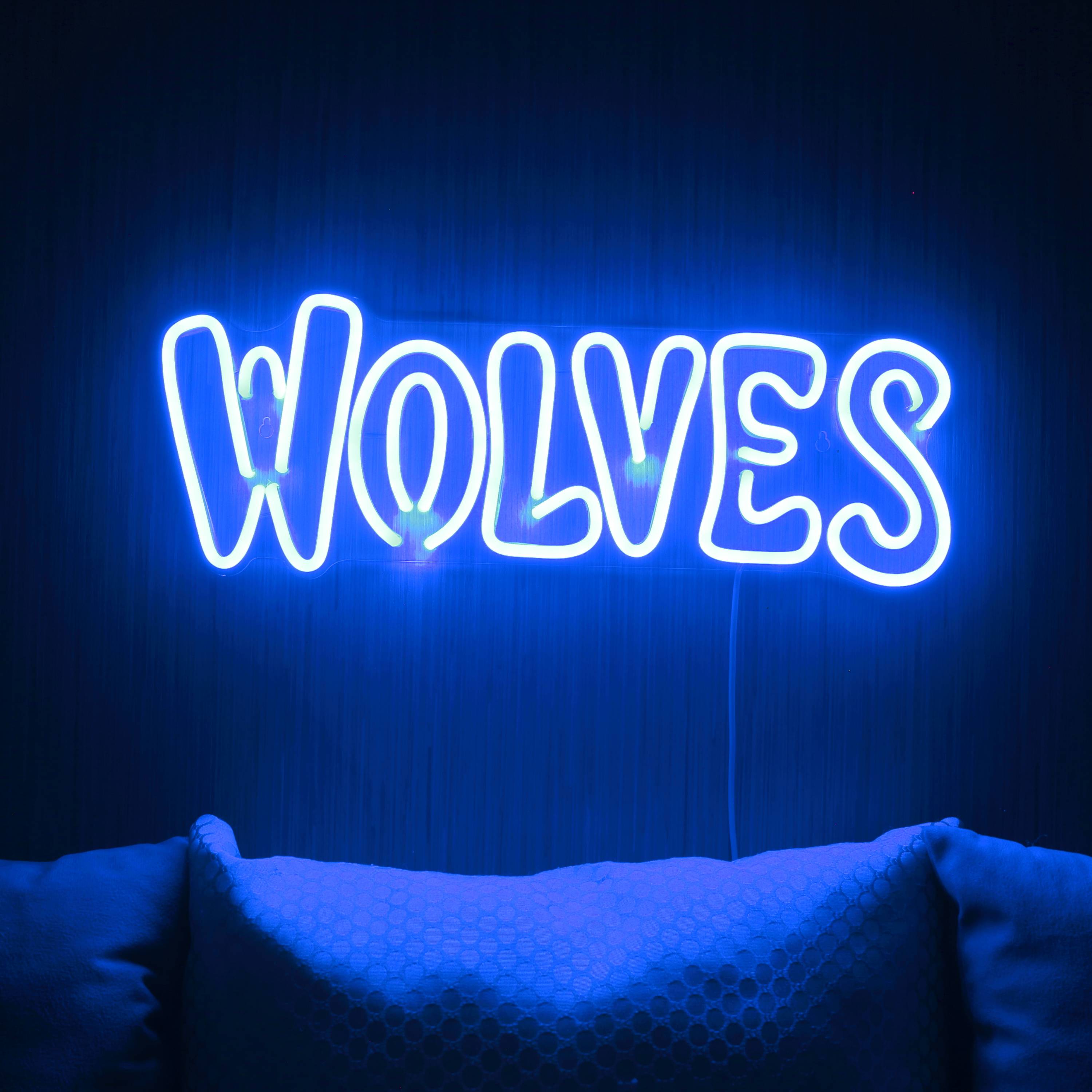 NBA Minnesota Timberwolves Large Flex Neon LED Sign