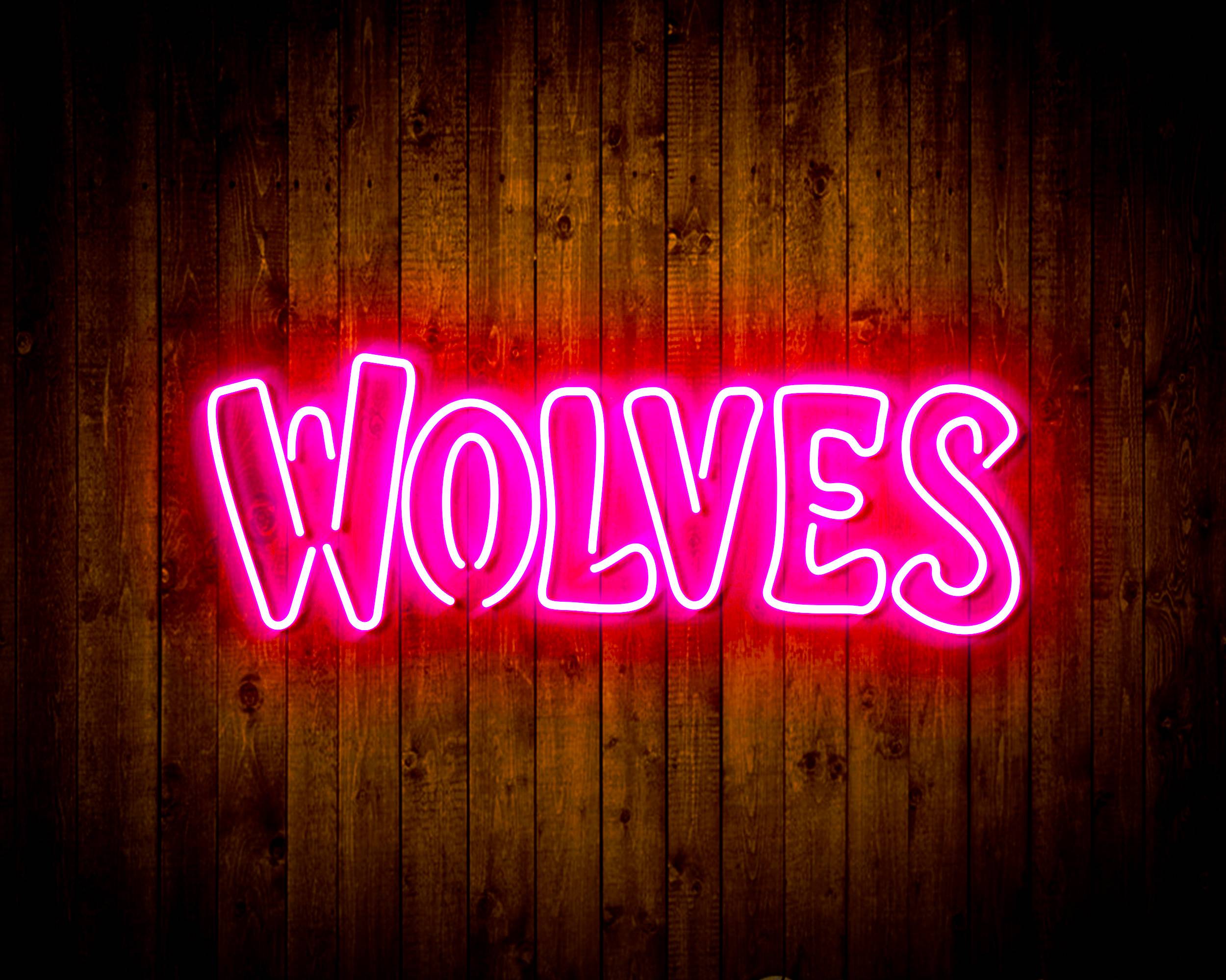 NBA Minnesota Timberwolves Bar Neon Flex LED Sign