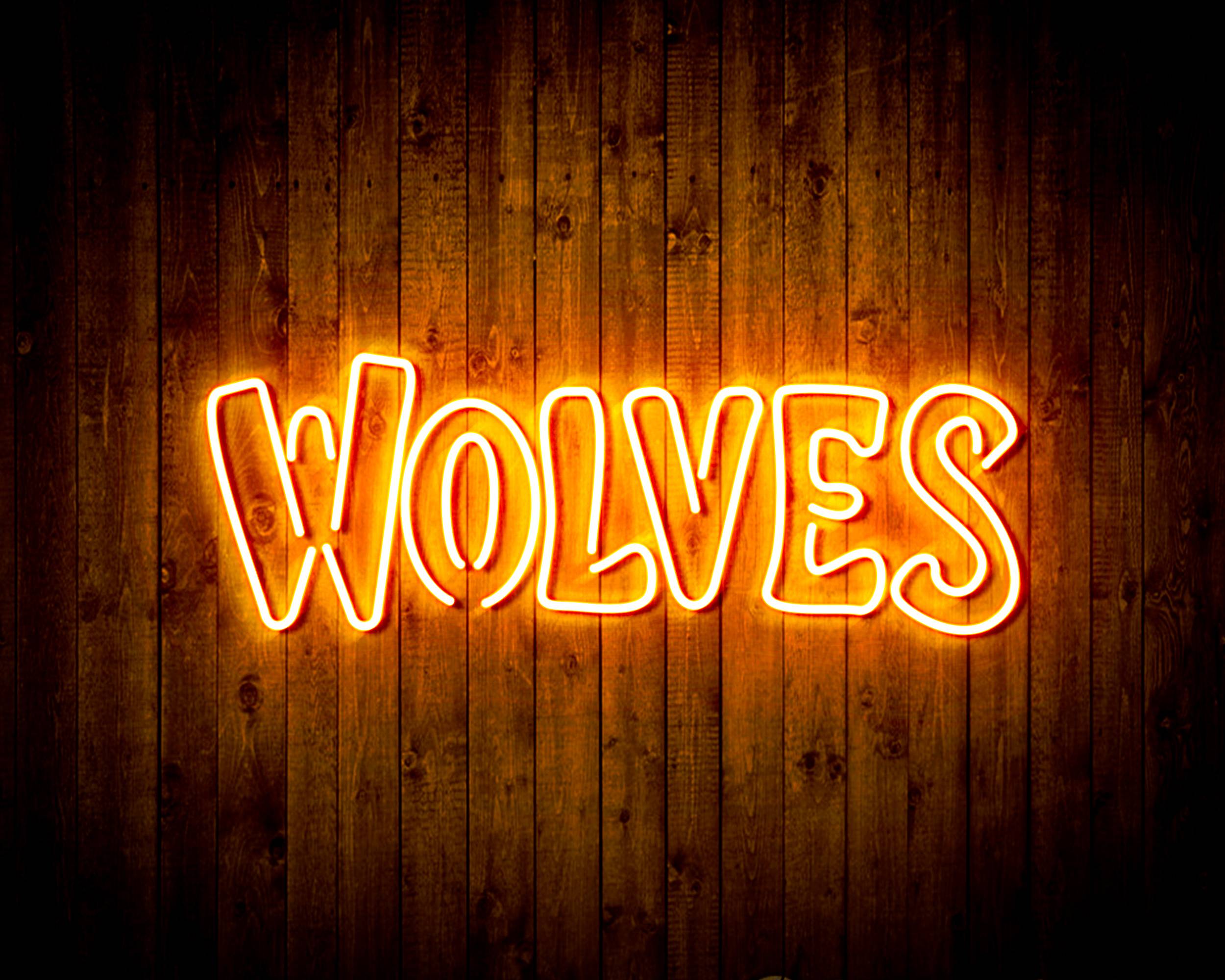 NBA Minnesota Timberwolves Bar Neon Flex LED Sign