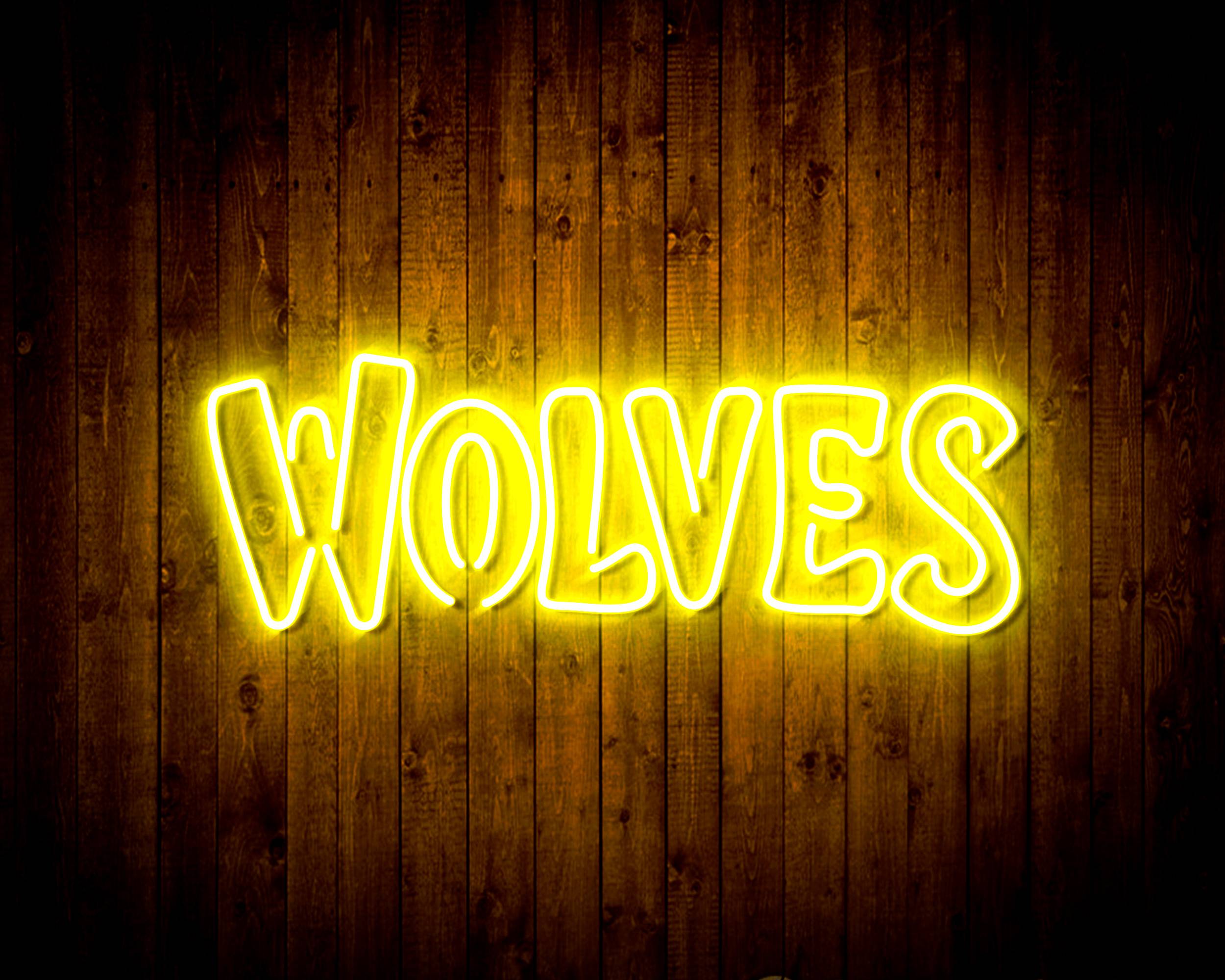 NBA Minnesota Timberwolves Bar Neon Flex LED Sign