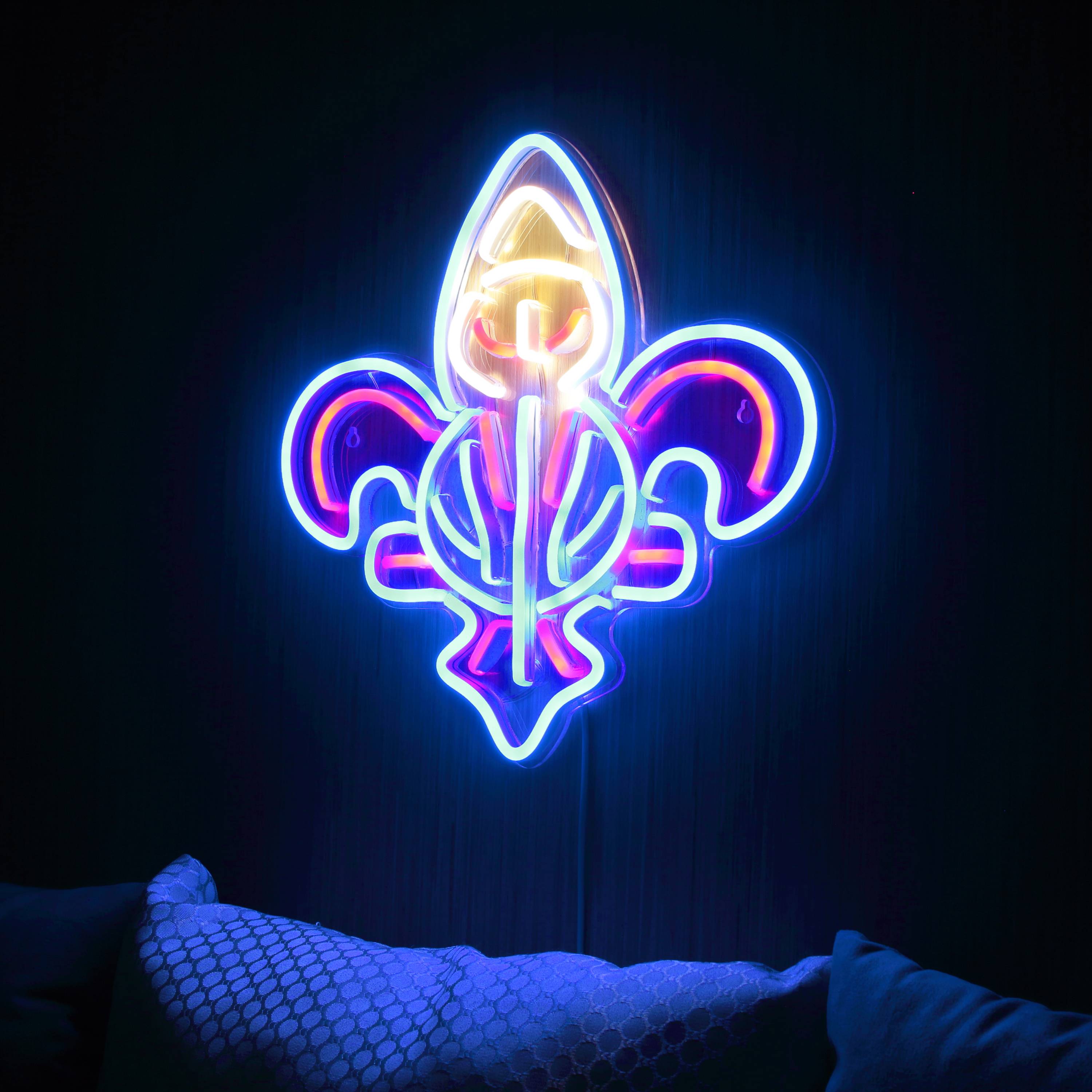 NBA New Orleans Pelicans Large Flex Neon LED Sign