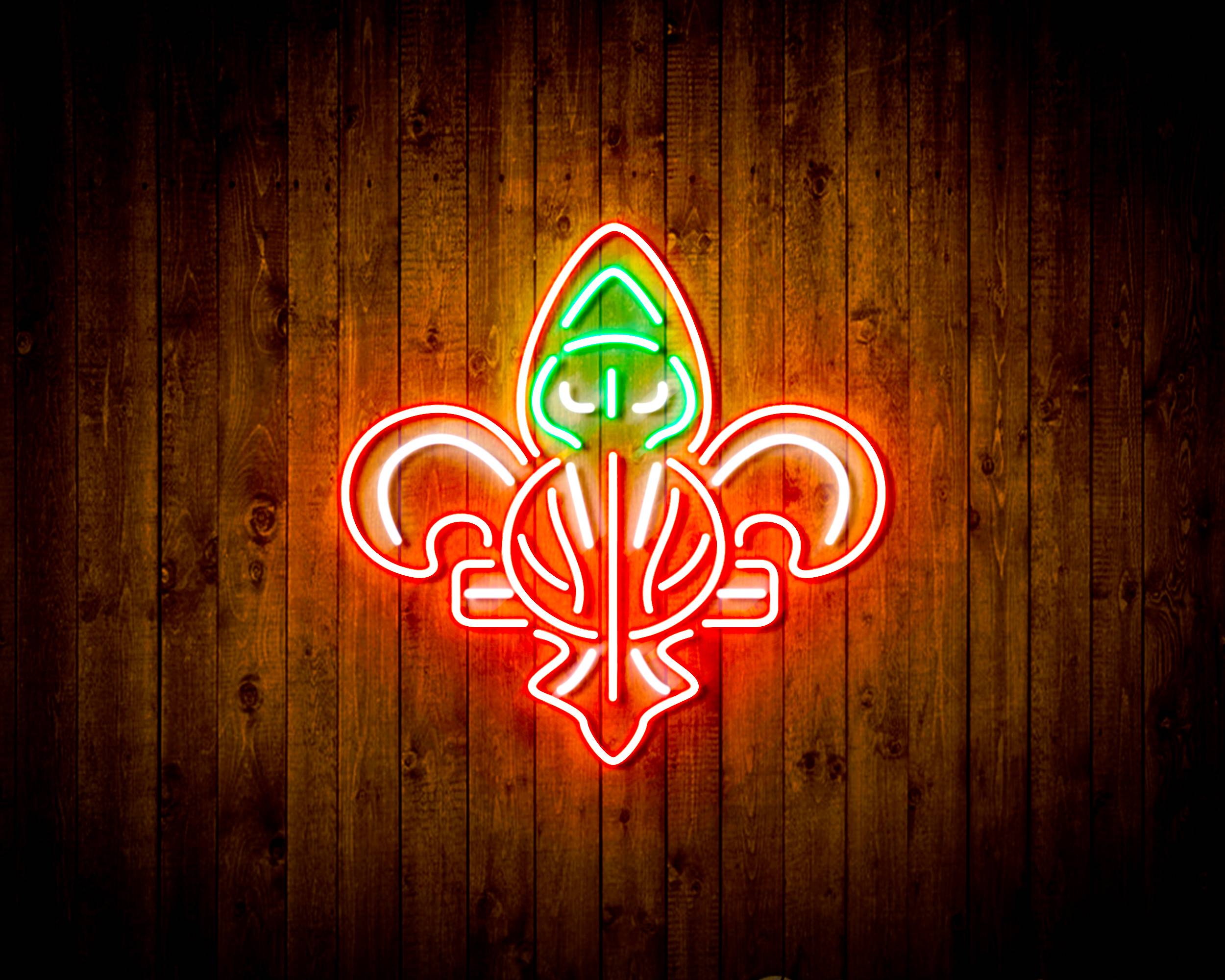 NBA New Orleans Pelicans Bar Neon Flex LED Sign