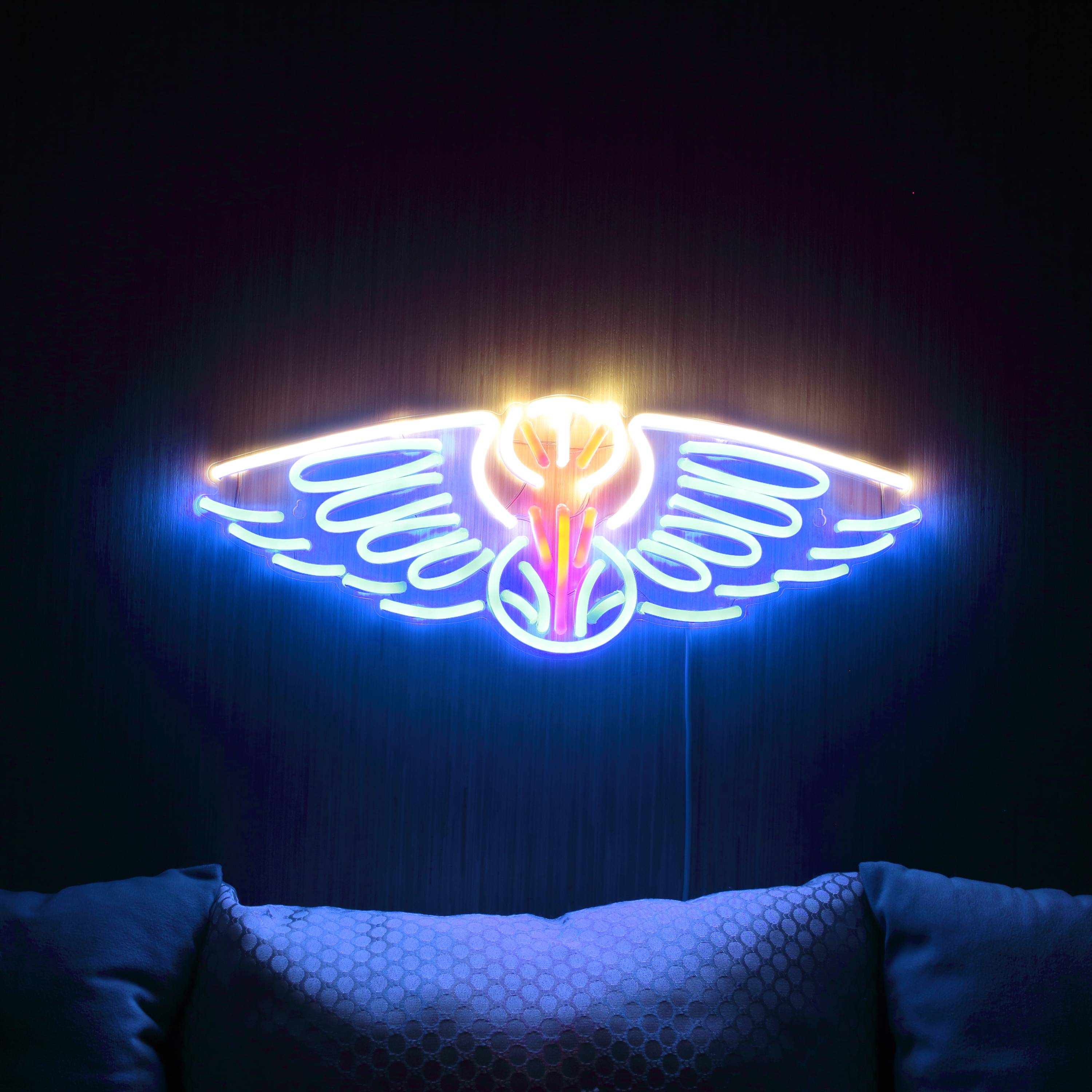 NBA New Orleans Pelicans Large Flex Neon LED Sign