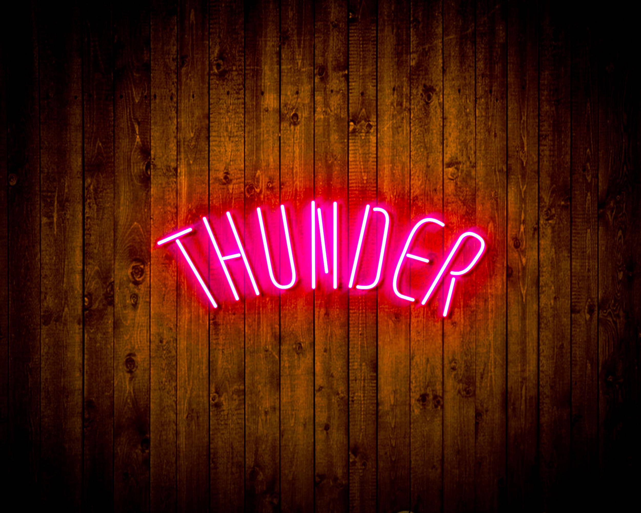 NBA Oklahoma City Thunder Bar Neon Flex LED Sign