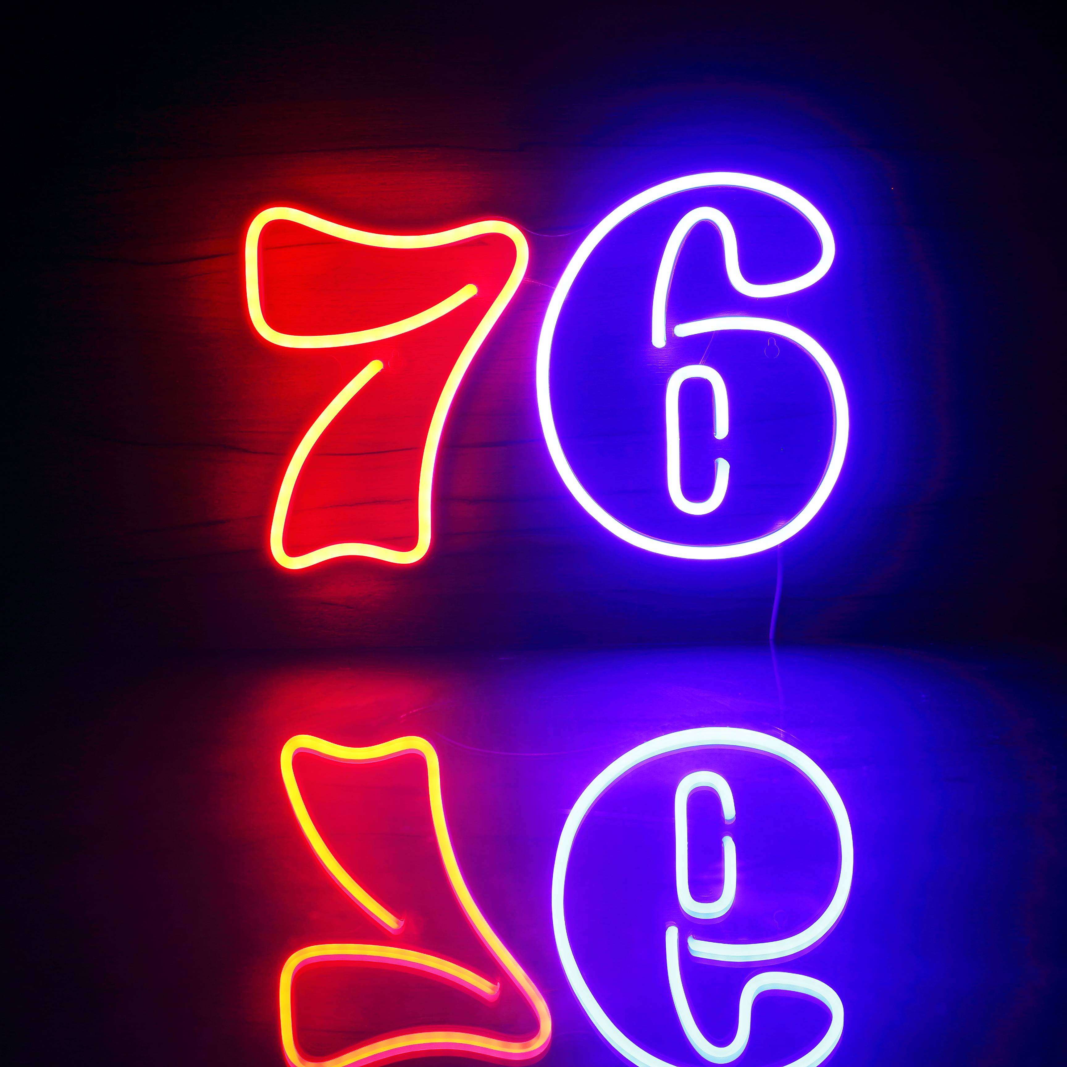 NBA Philadelphia 76ers Bar Neon Flex LED Sign