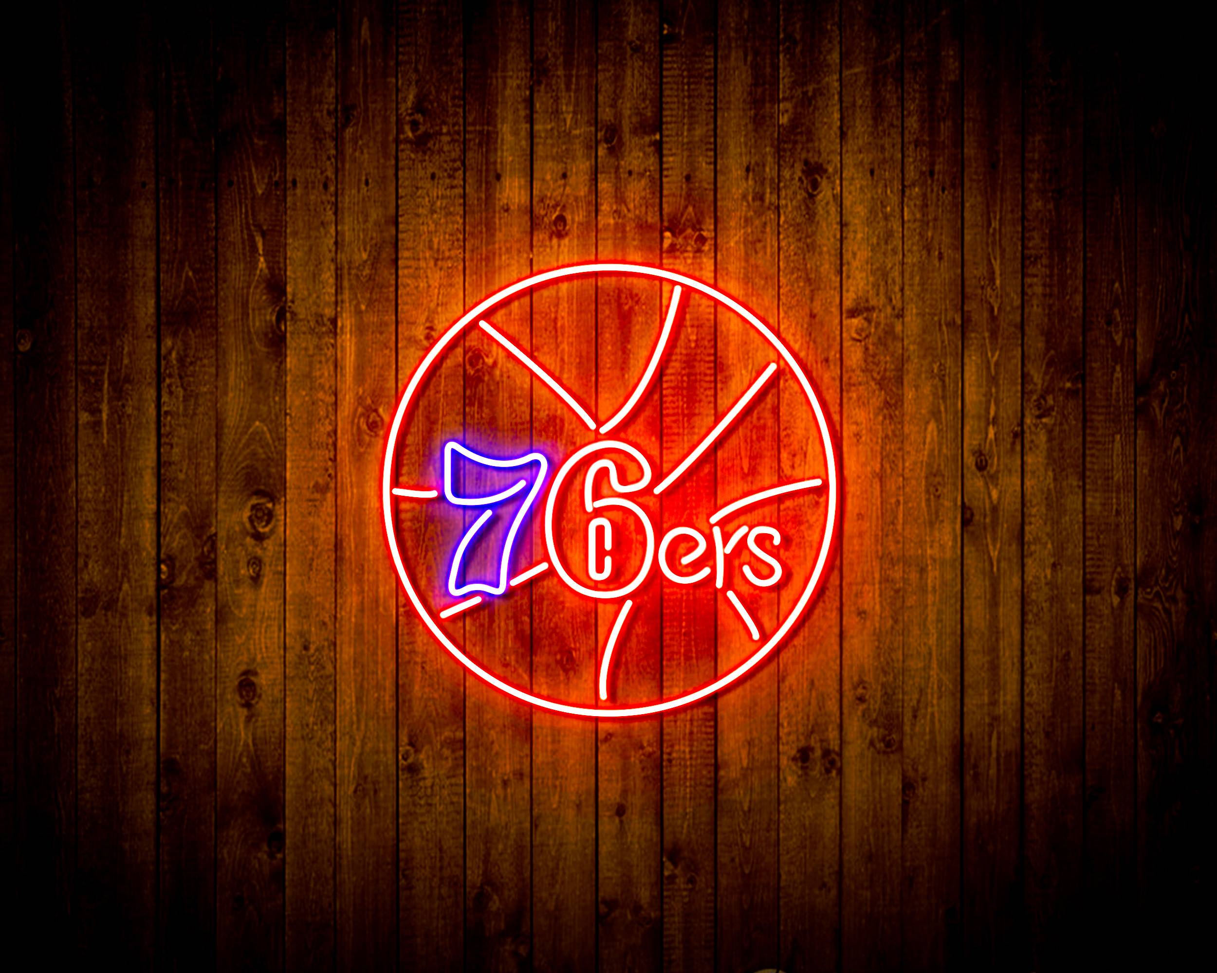 NBA Philadelphia 76ers Bar Neon Flex LED Sign