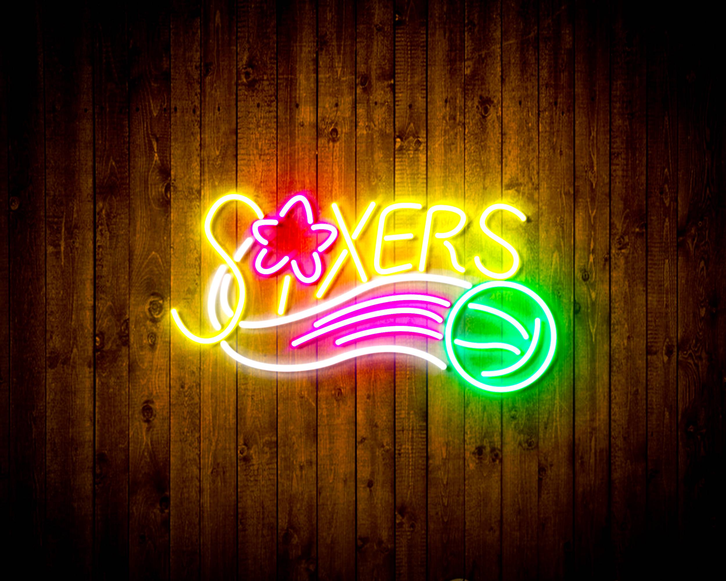 NBA Philadelphia 76ers Bar Neon Flex LED Sign