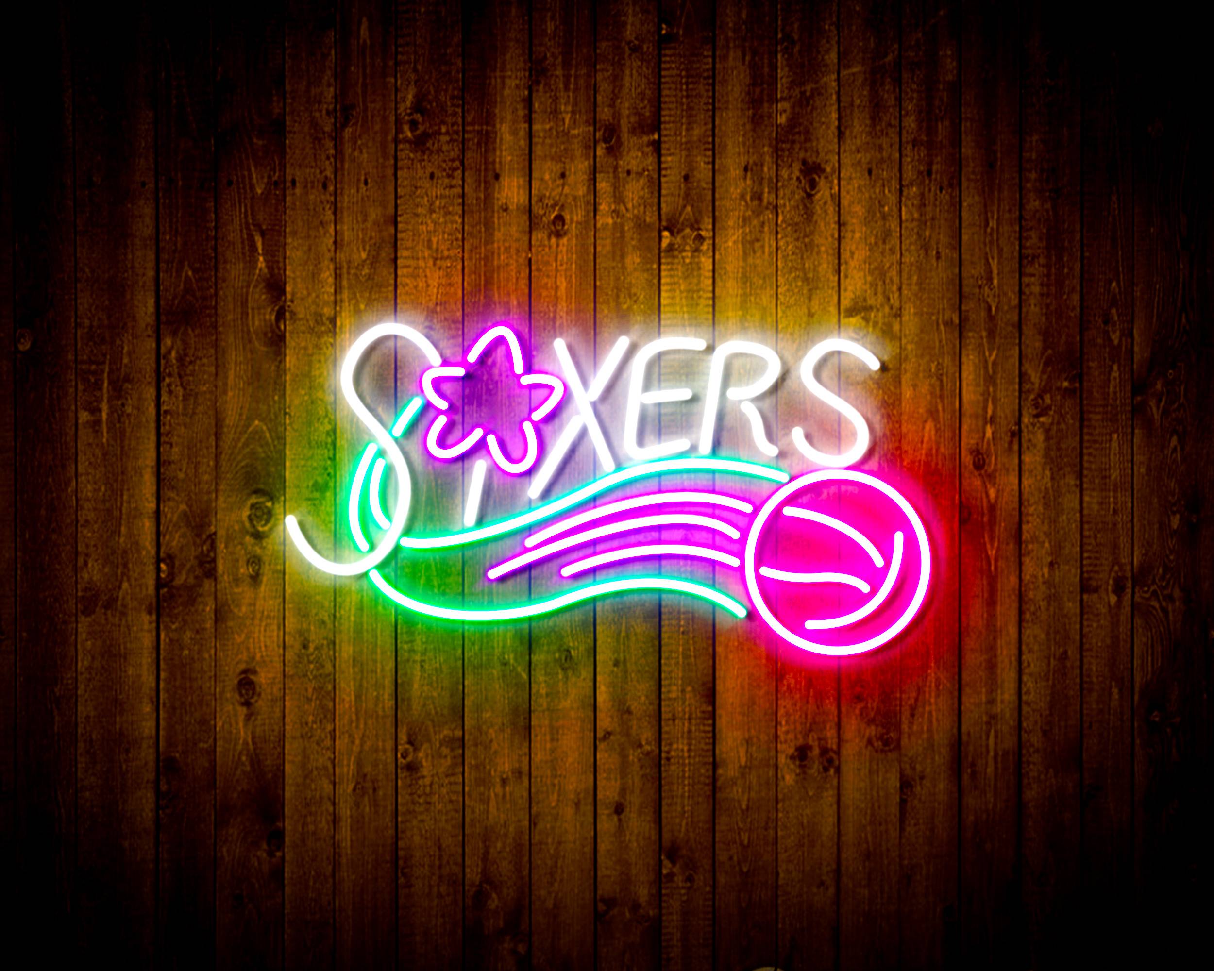 NBA Philadelphia 76ers Bar Neon Flex LED Sign