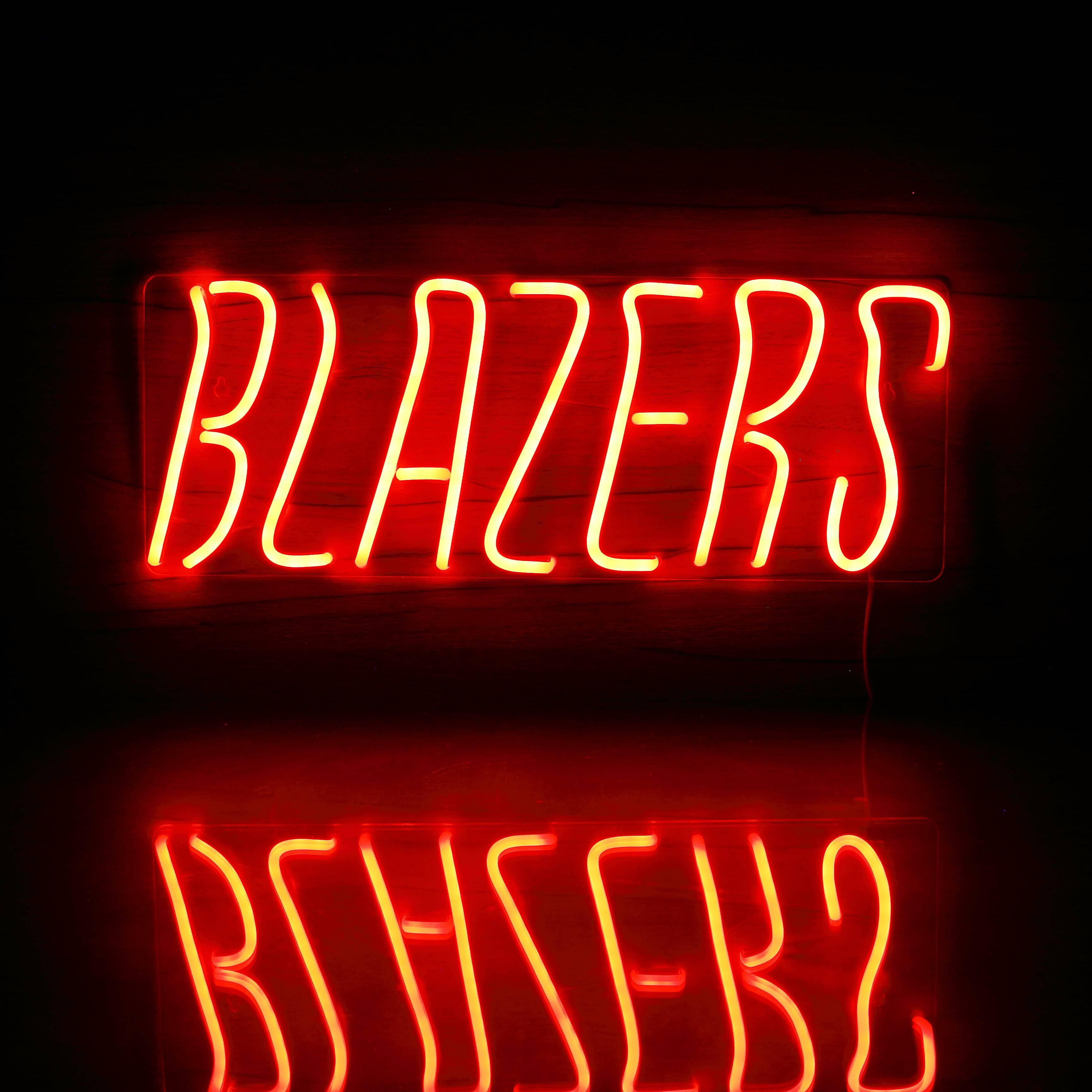 NBA Portland Trail Blazers Bar Neon Flex LED Sign