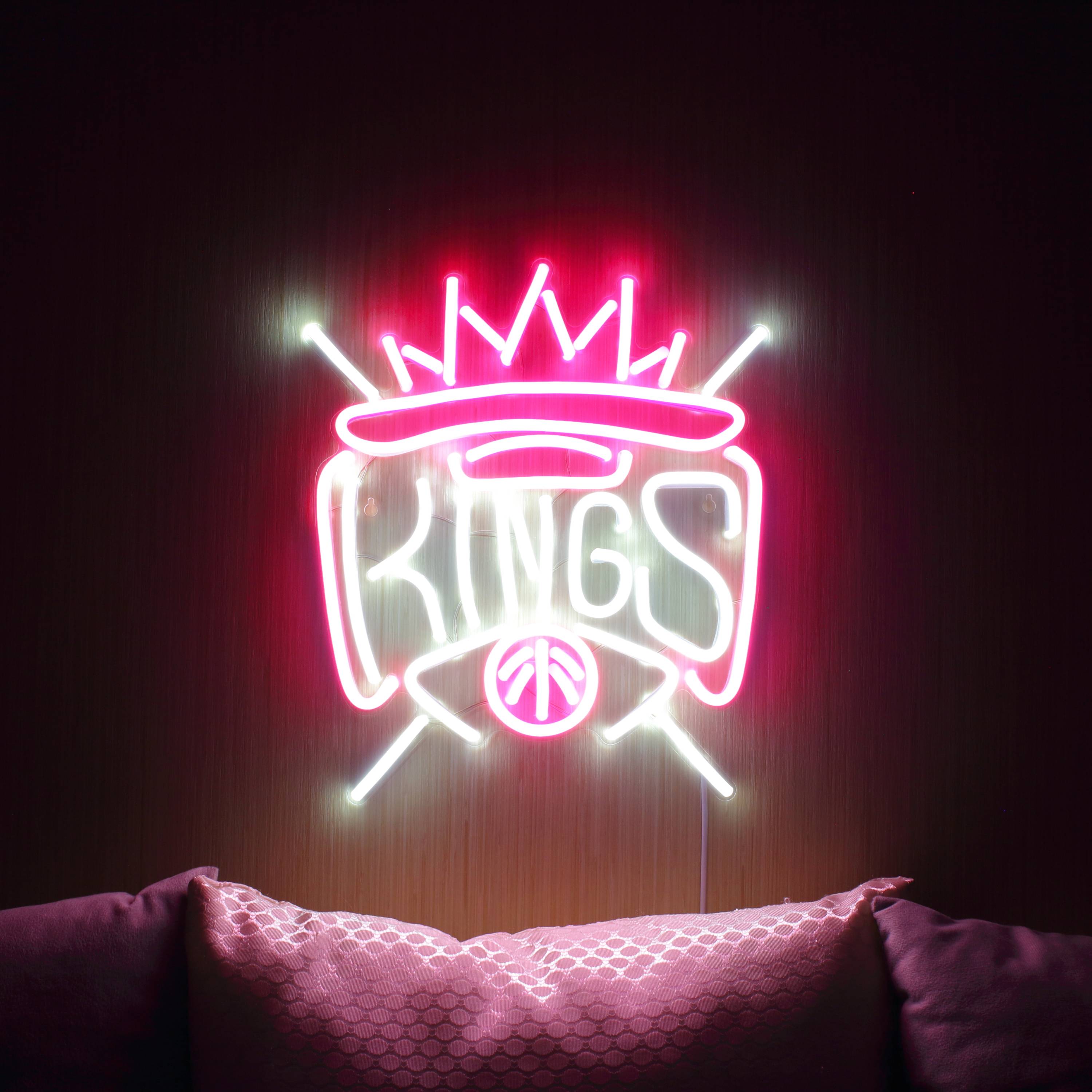 NBA Sacramento Kings Large Flex Neon LED Sign