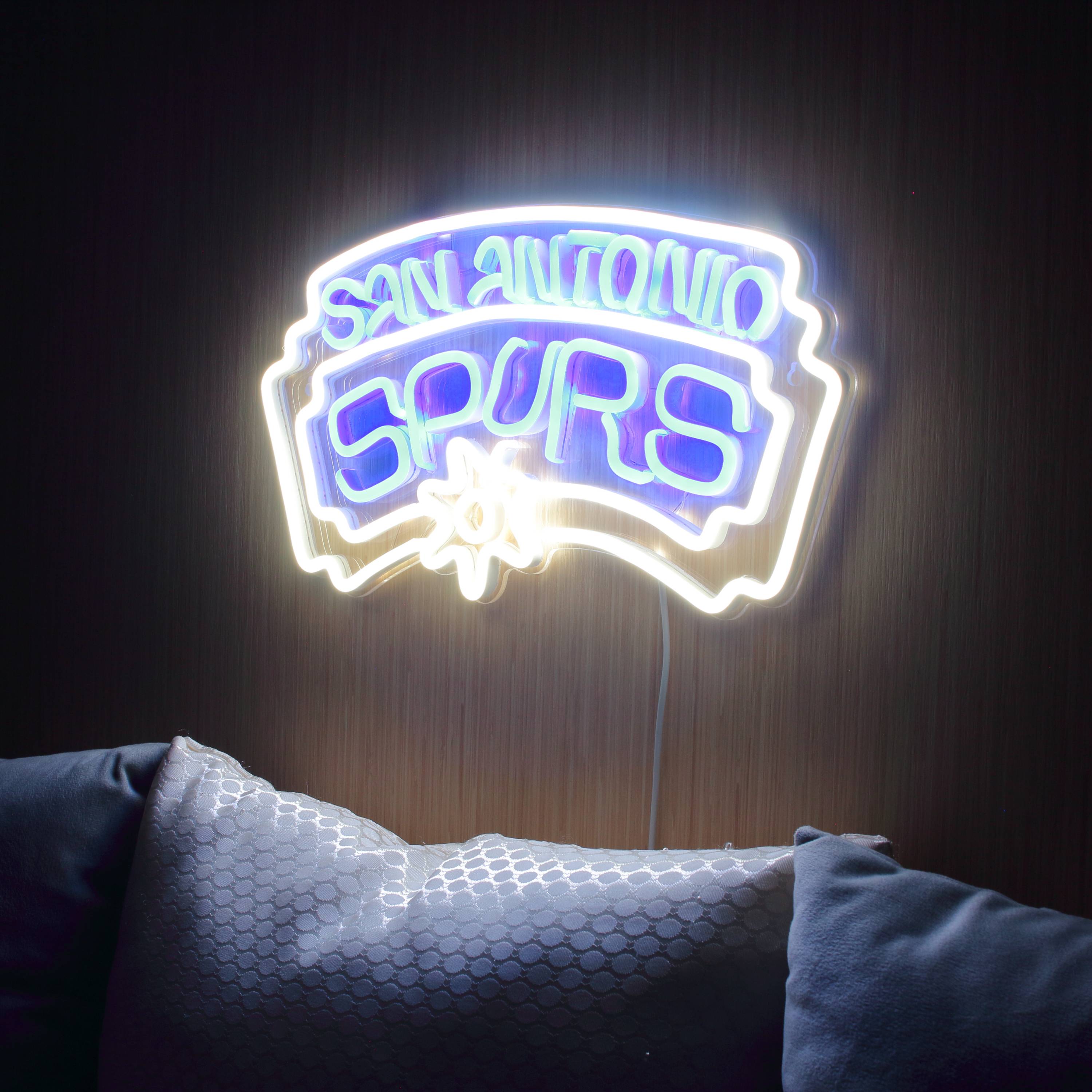 NBA San Antonio Spurs Large Flex Neon LED Sign
