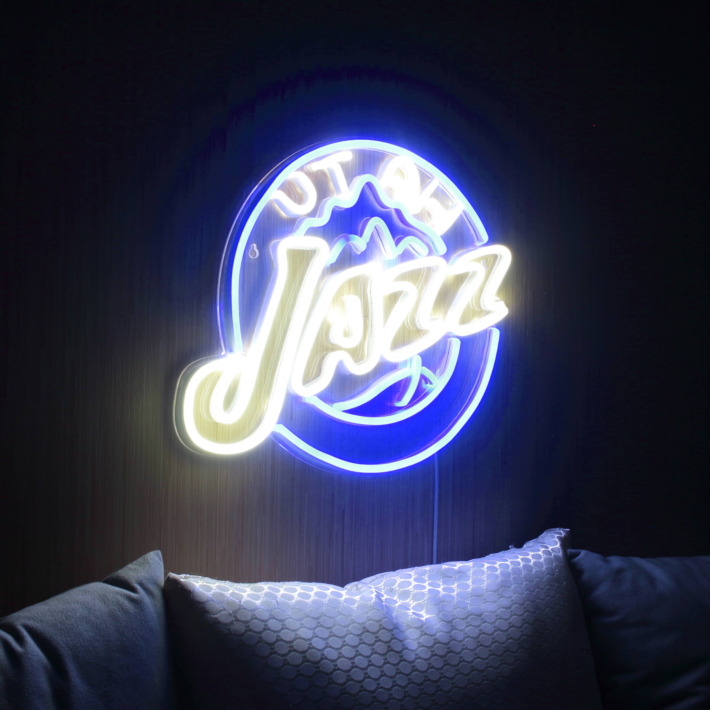 NBA Utah Jazz Large Flex Neon LED Sign