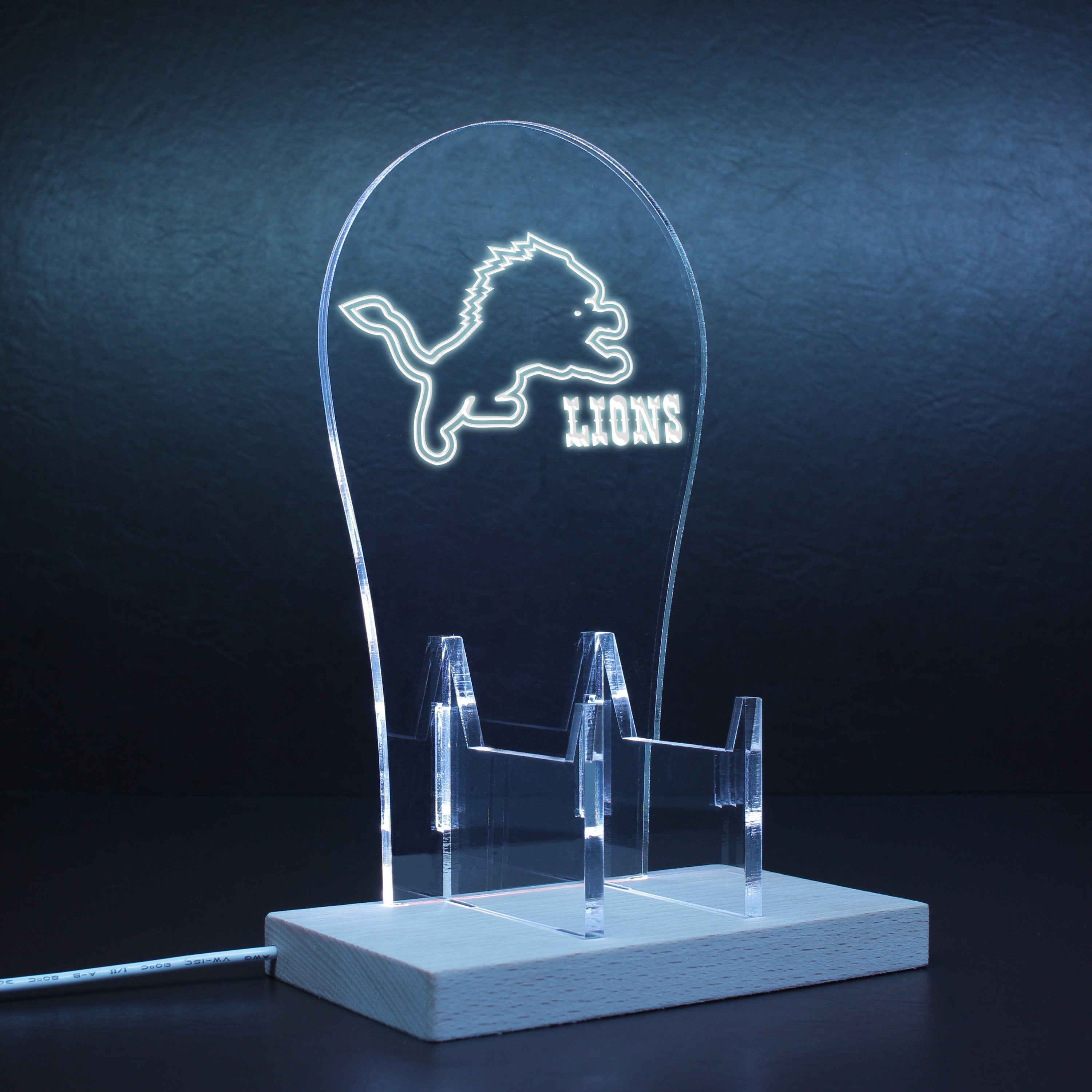 Detroit Lions LED Gaming Headset Controller Stand