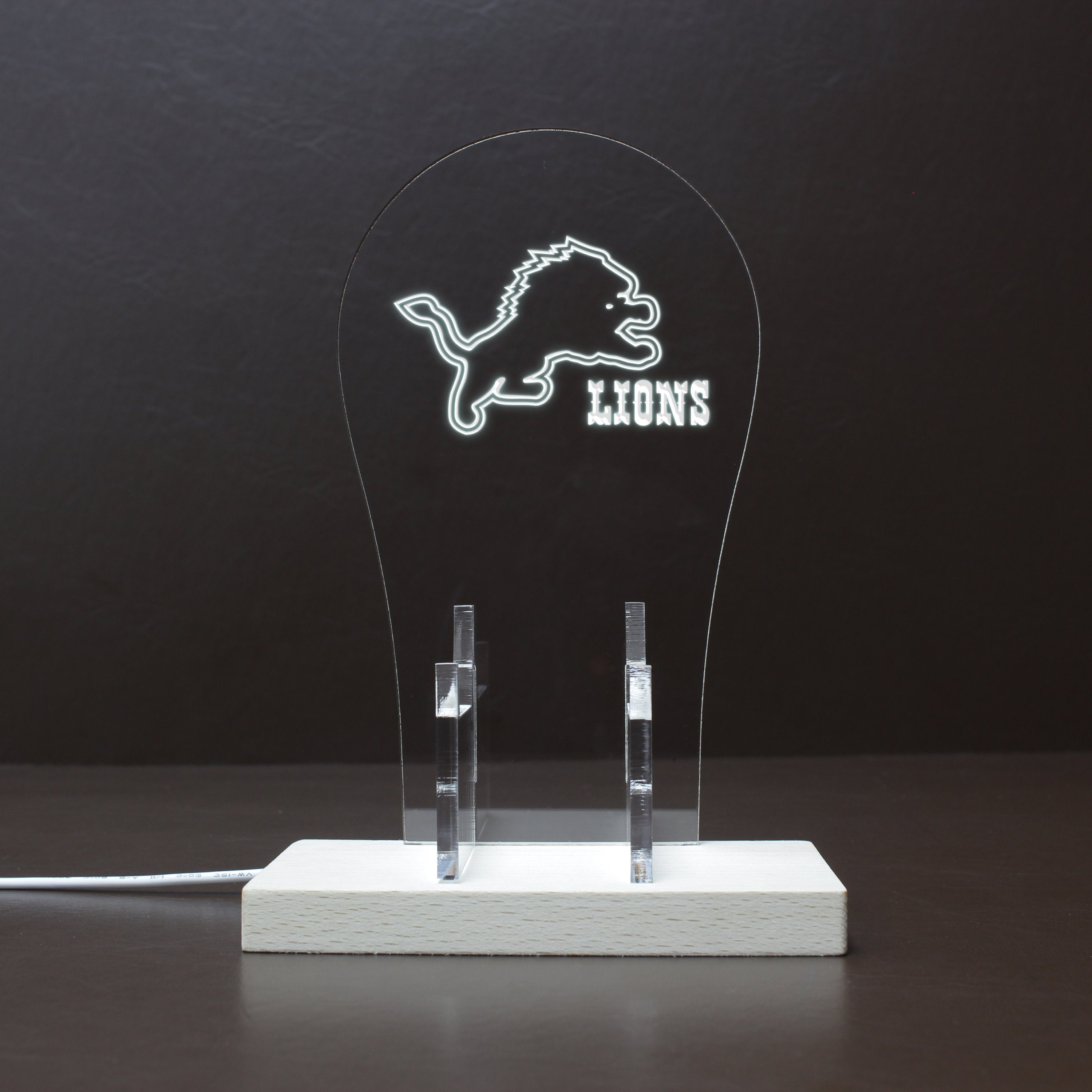 Detroit Lions LED Gaming Headset Controller Stand