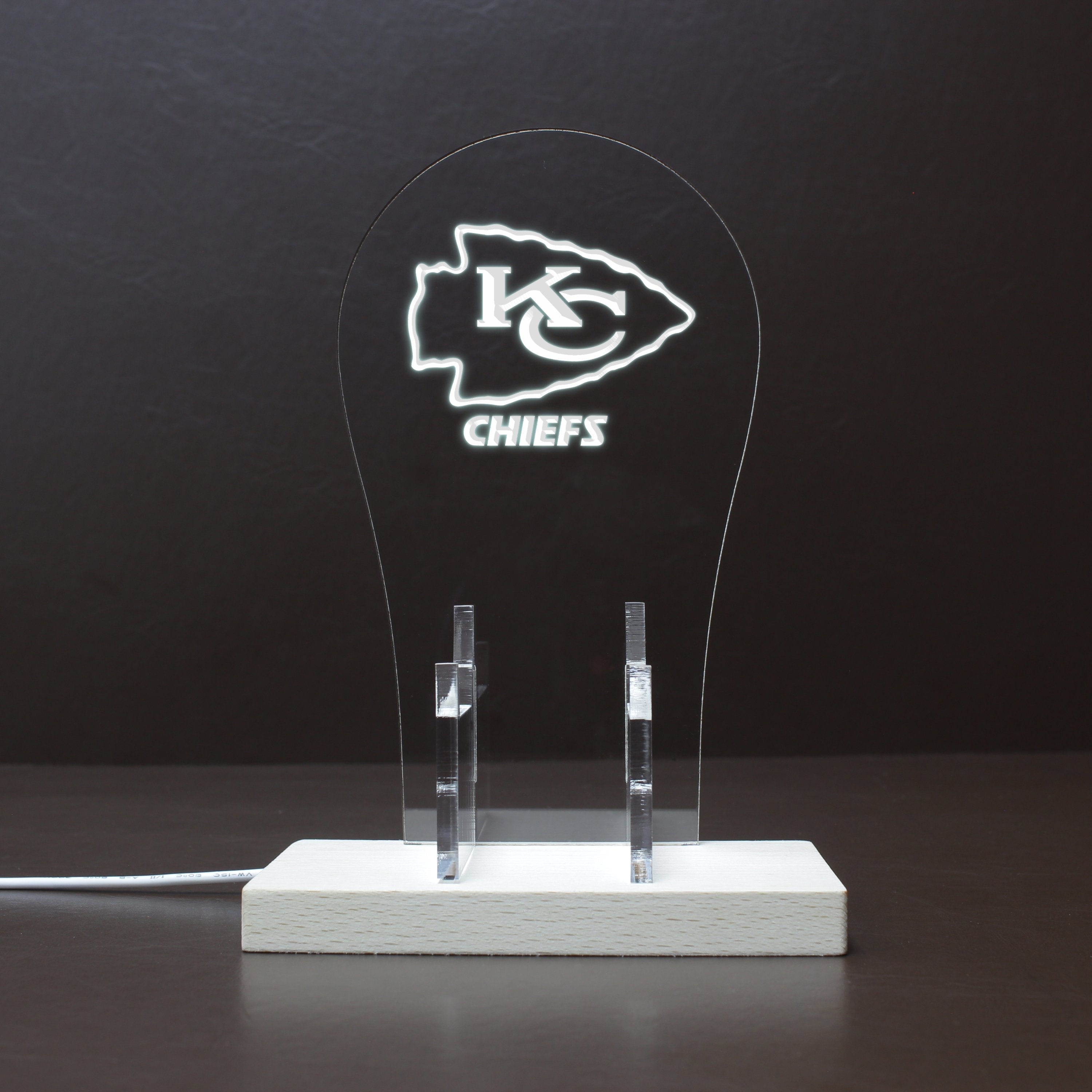 Kansas City Chiefs LED Gaming Headset Controller Stand
