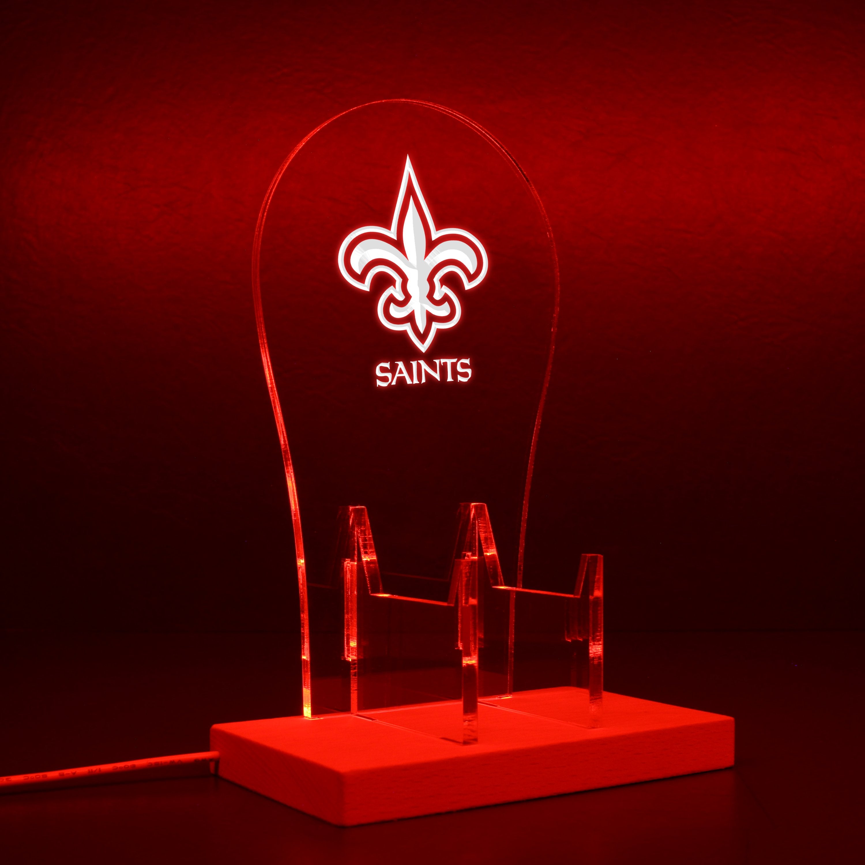 New Orleans Saints LED Gaming Headset Controller Stand