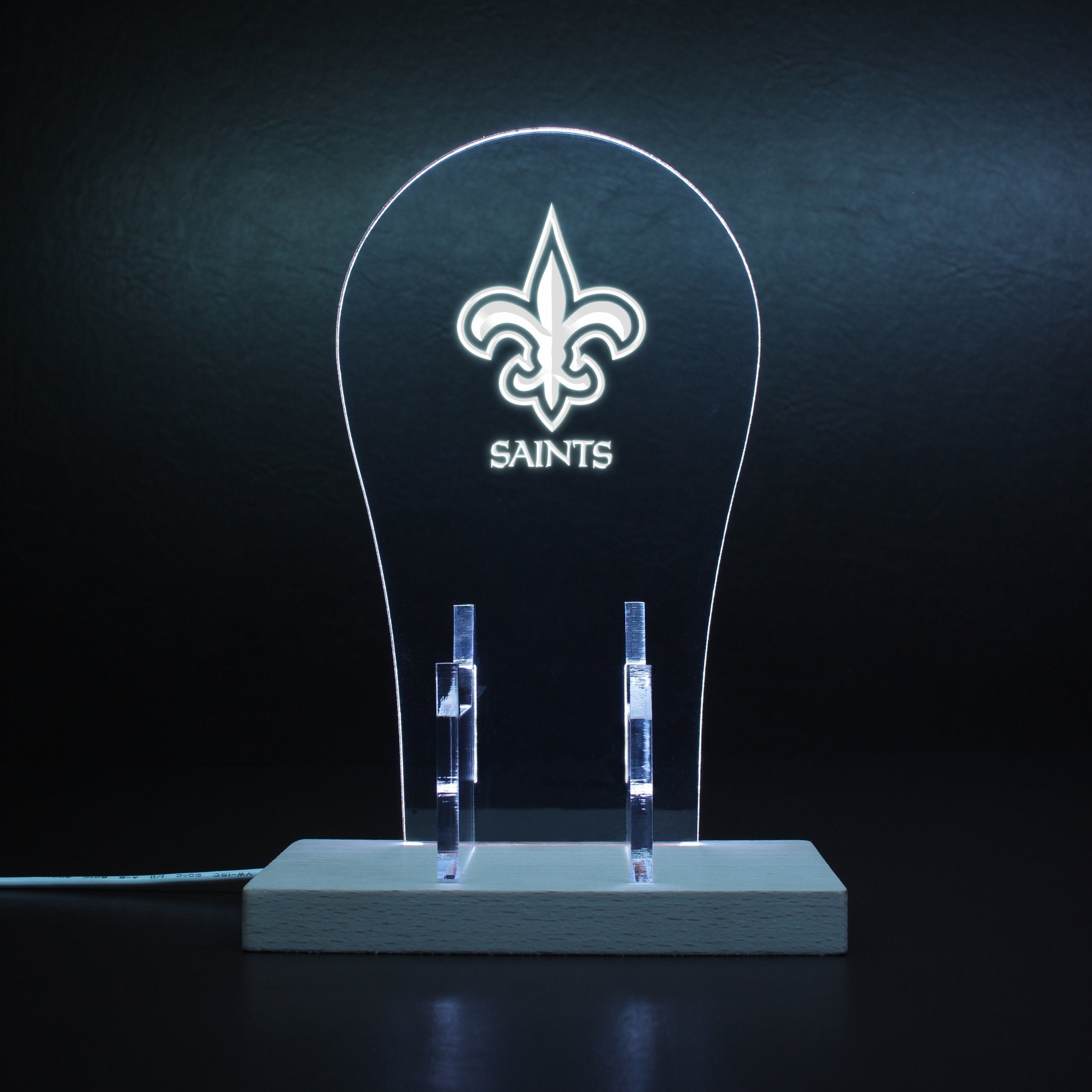 New Orleans Saints LED Gaming Headset Controller Stand