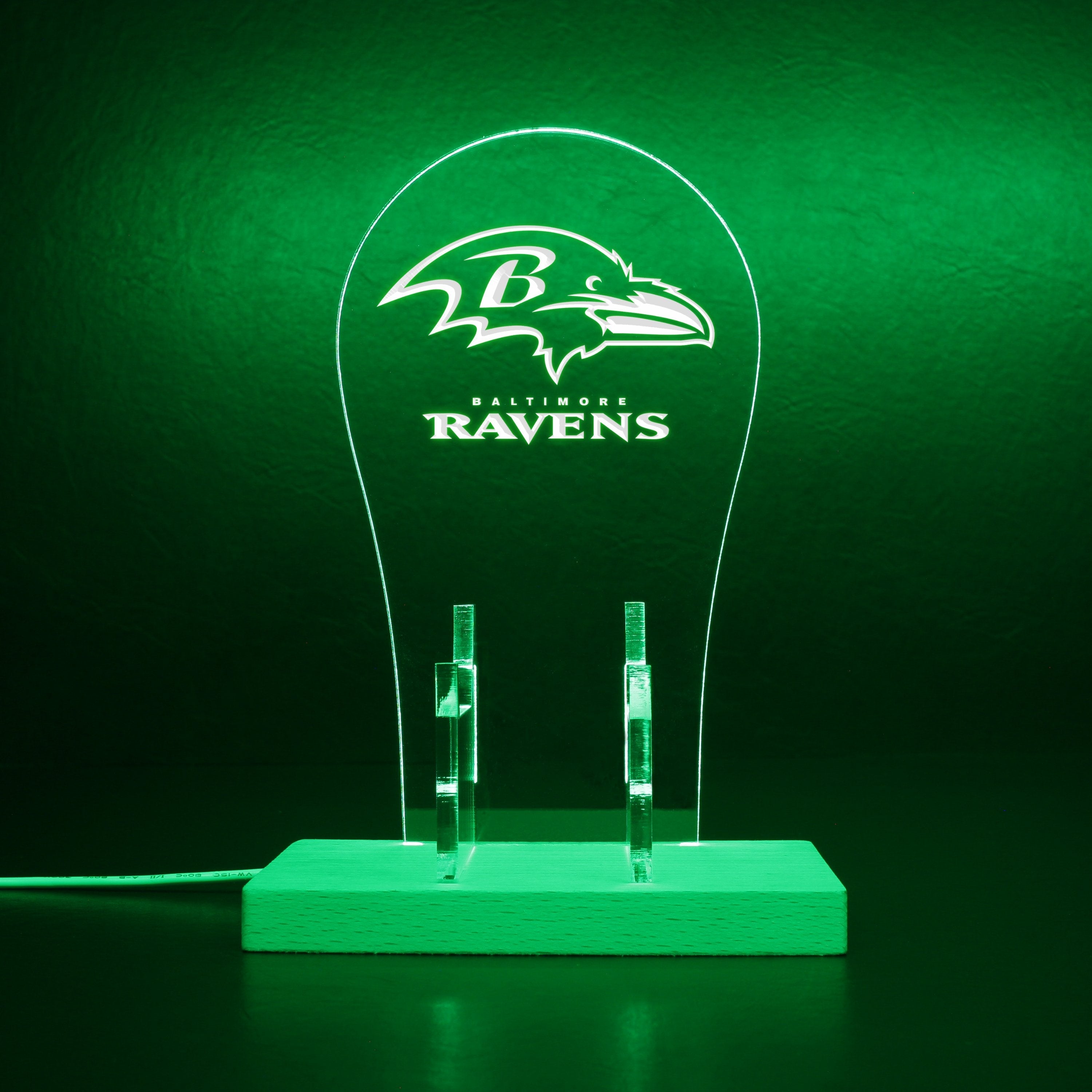 Baltimore Ravens Super Bowl LED Gaming Headset Controller Stand