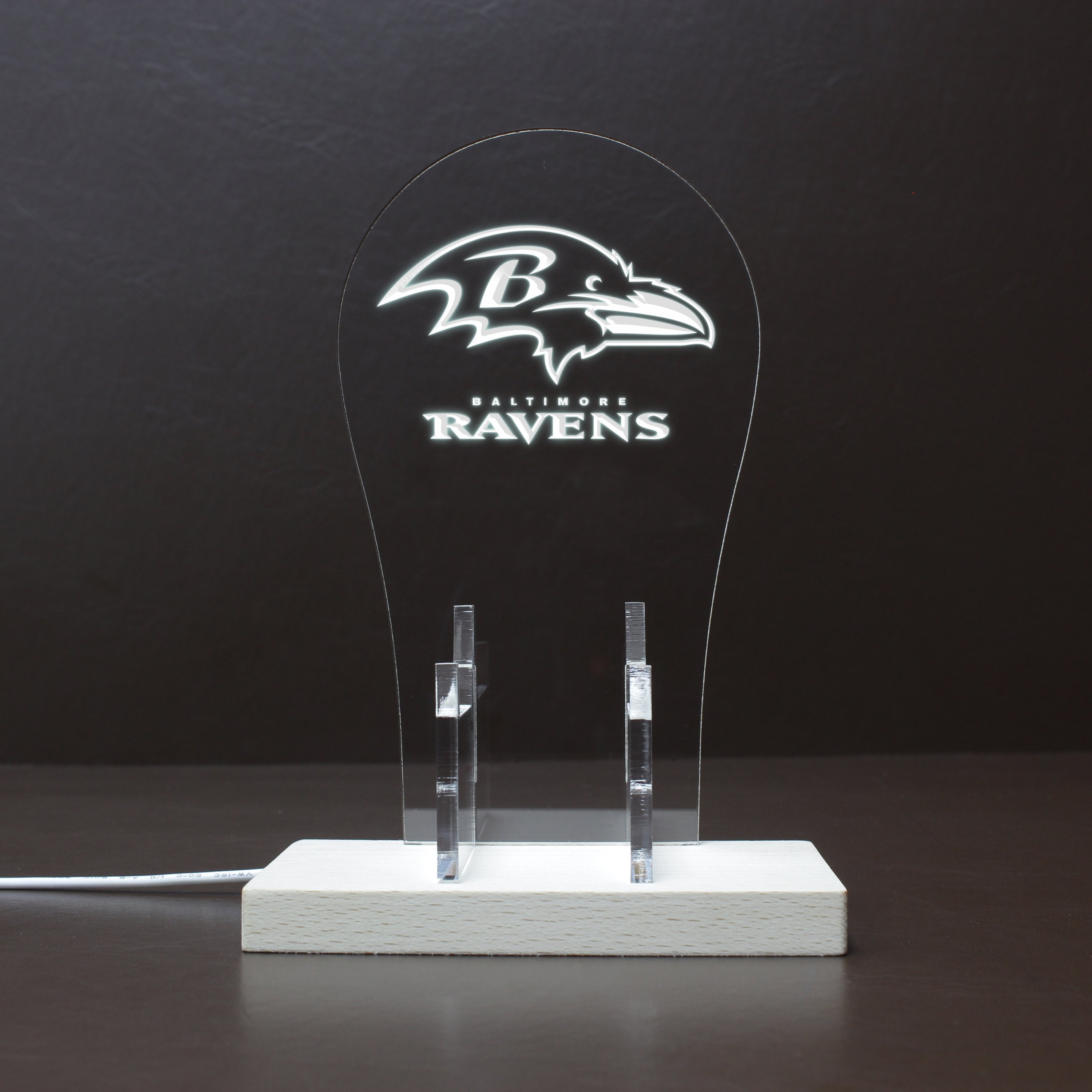 Baltimore Ravens Super Bowl LED Gaming Headset Controller Stand