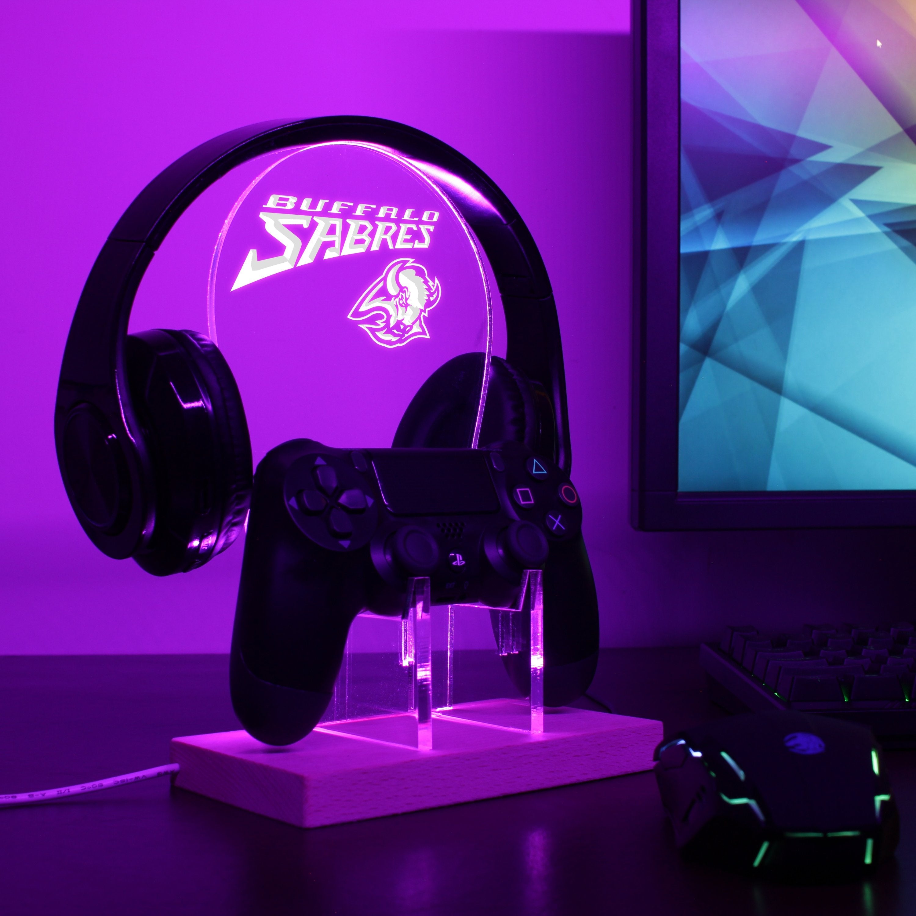 Buffalo Sabres LED Gaming Headset Controller Stand
