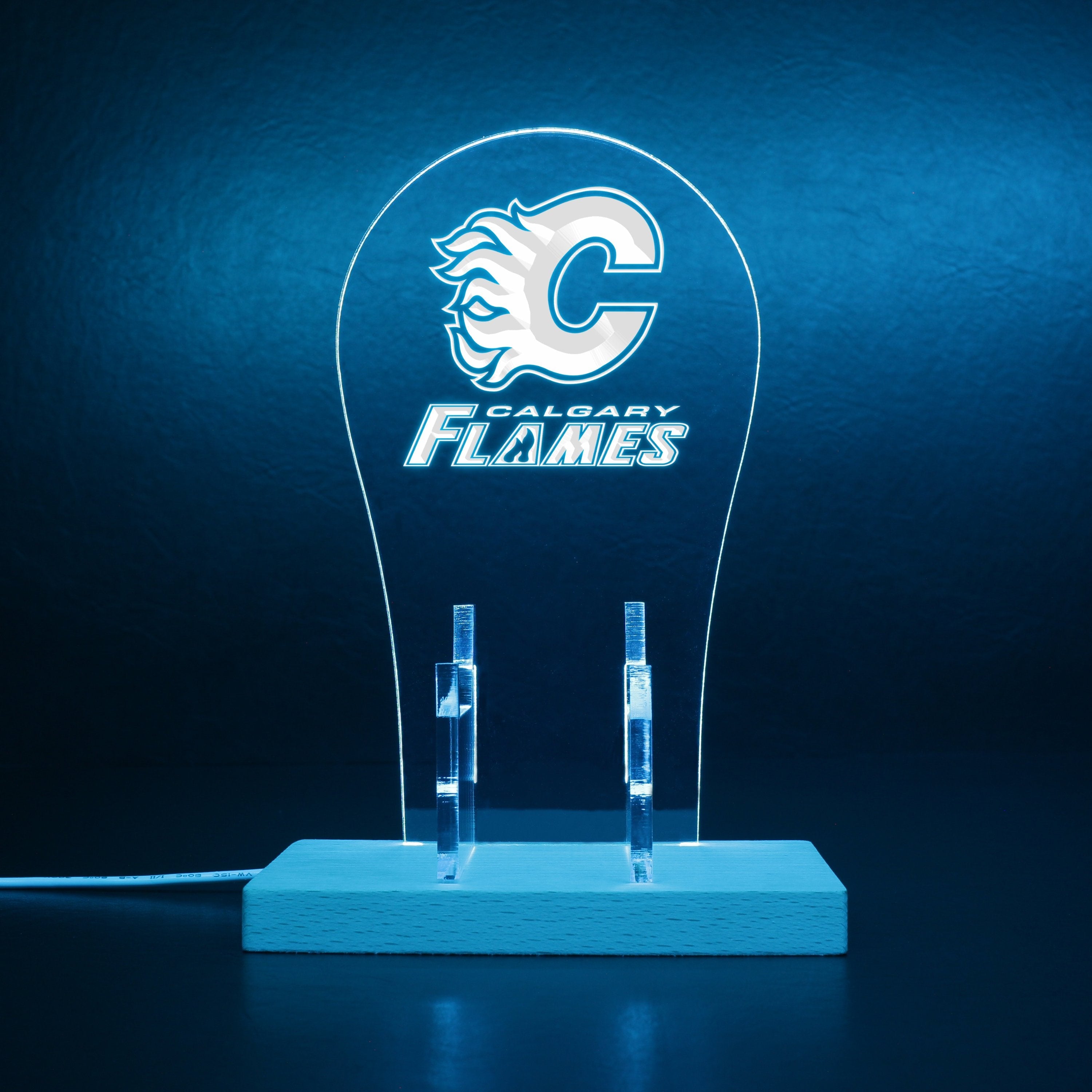 Calgary Flames LED Gaming Headset Controller Stand
