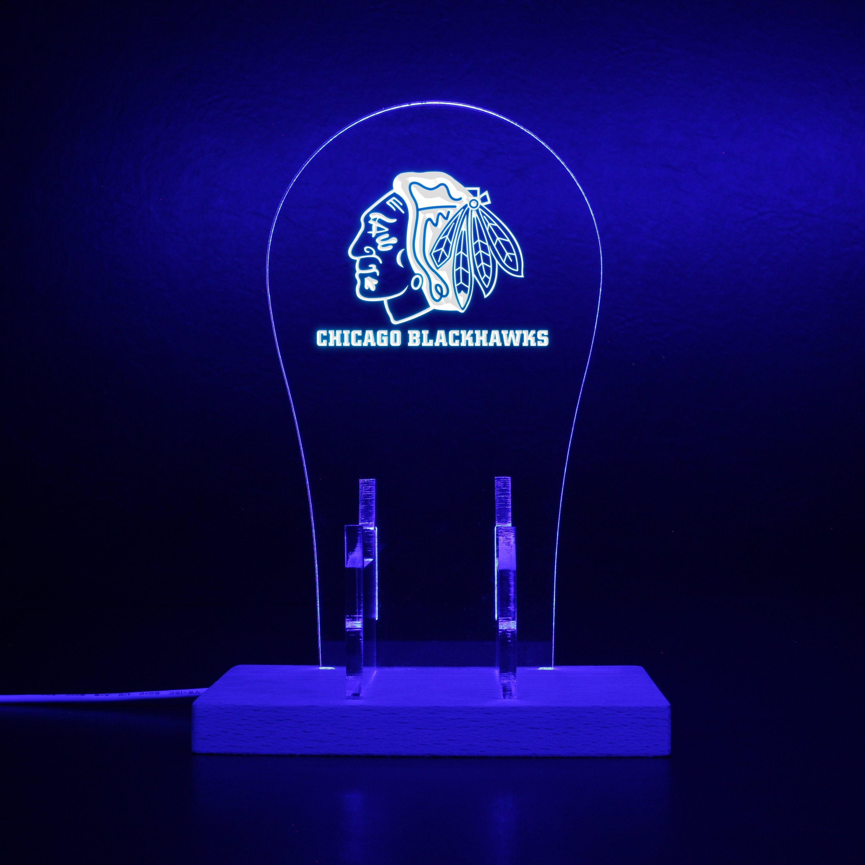 Chicago Blackhawks LED Gaming Headset Controller Stand
