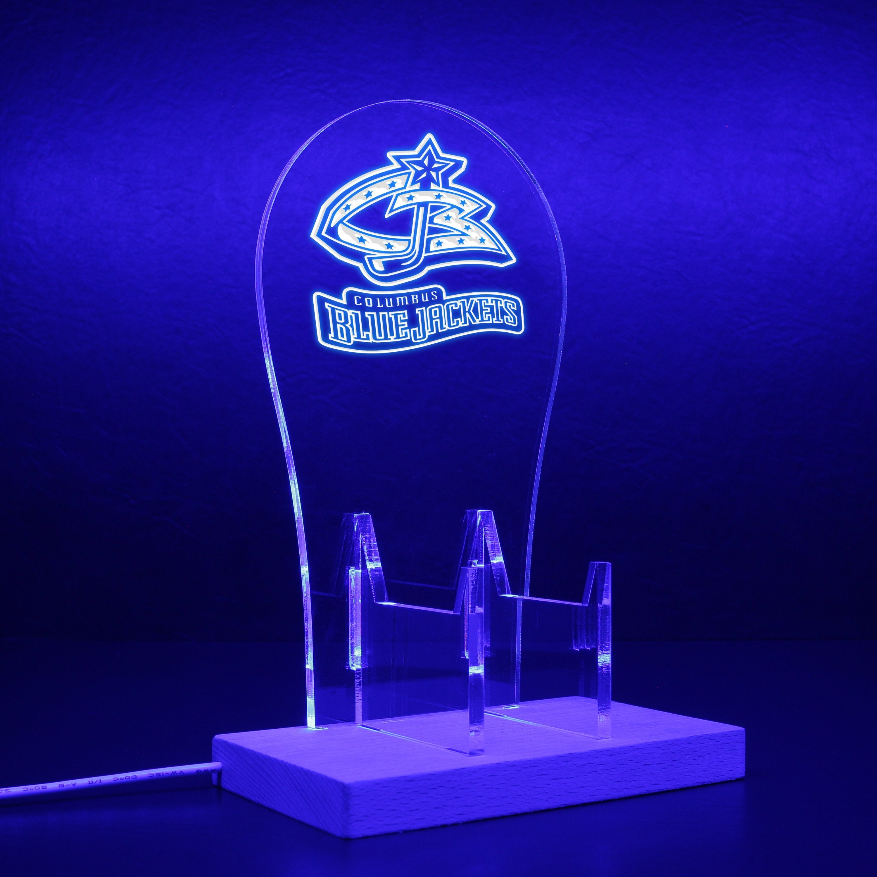 Columbus Blue Jackets LED Gaming Headset Controller Stand