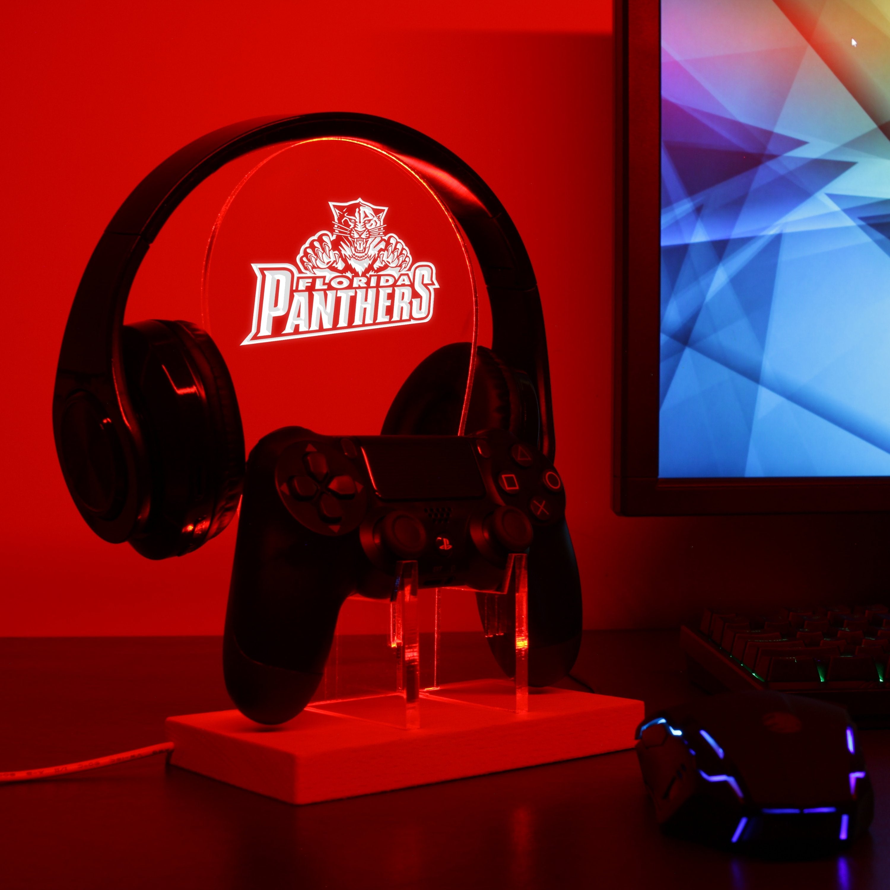 Florida Panthers LED Gaming Headset Controller Stand