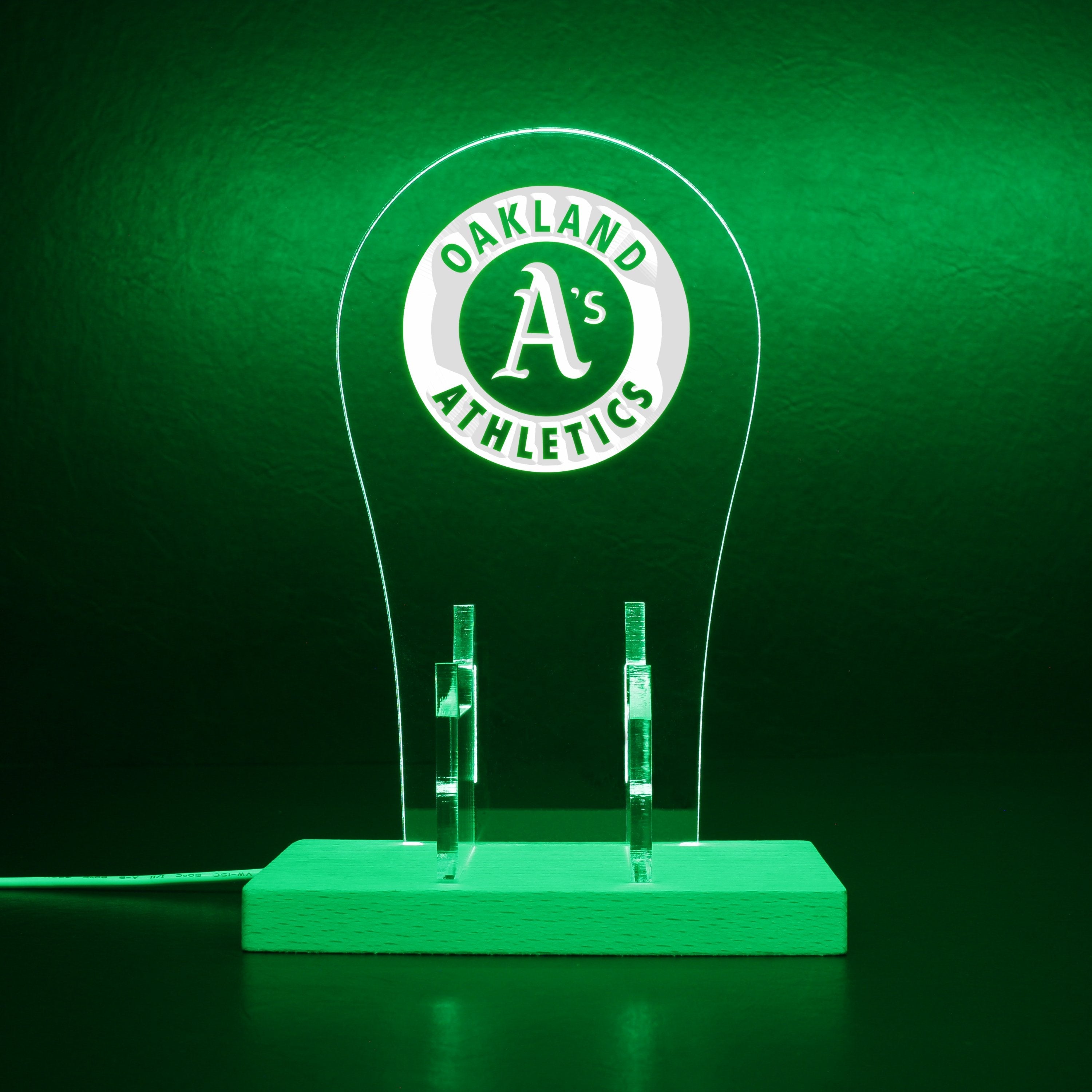 Oakland Athletics LED Gaming Headset Controller Stand