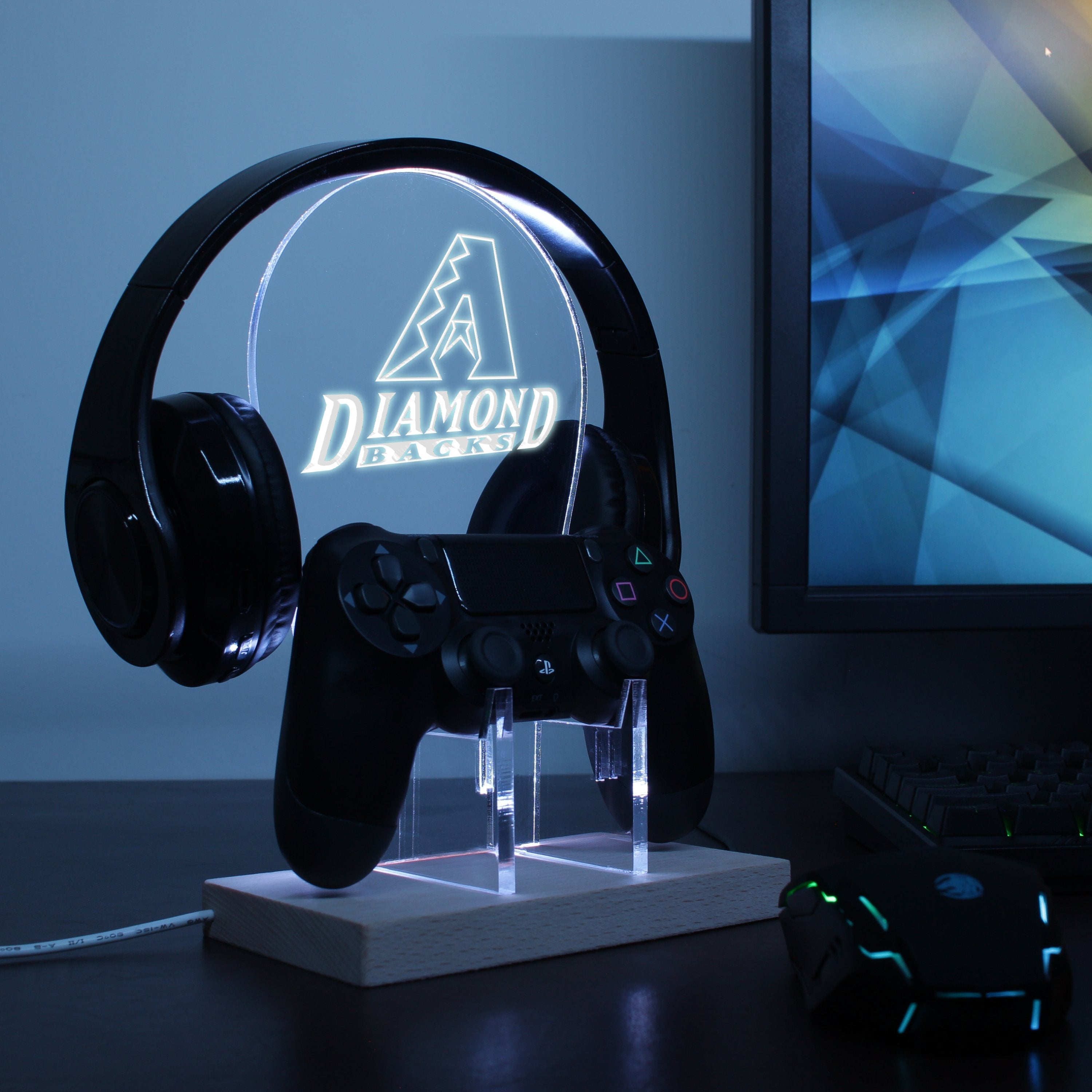 Arizona Diamondbacks LED Gaming Headset Controller Stand