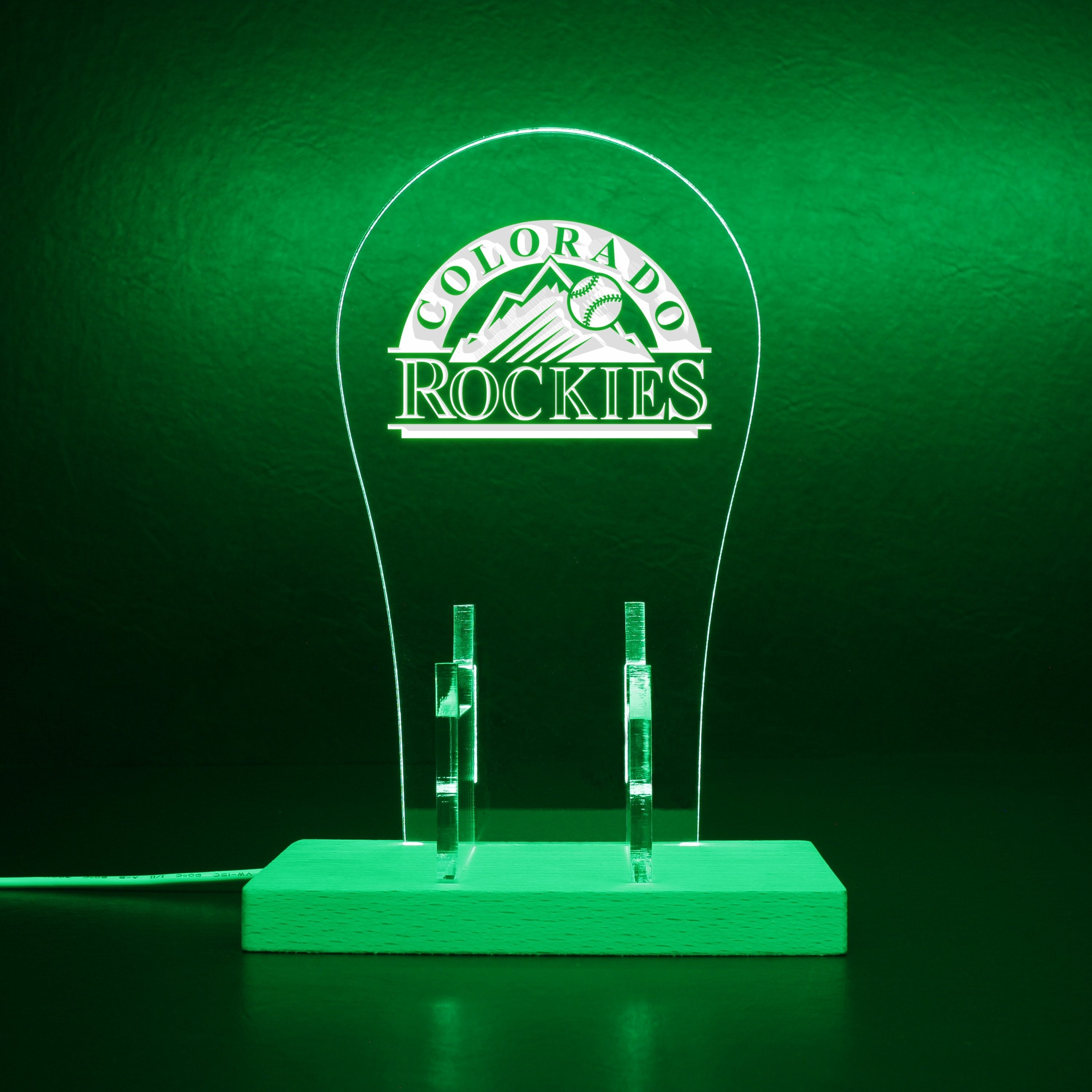 Colorado Rockies LED Gaming Headset Controller Stand