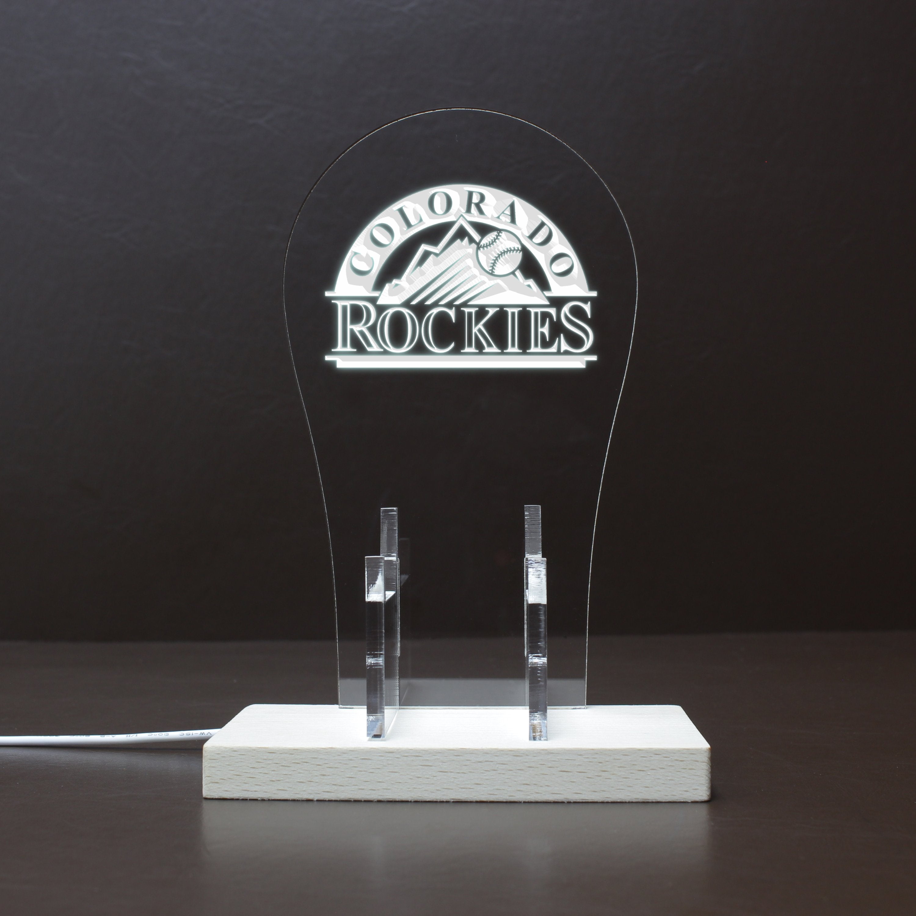 Colorado Rockies LED Gaming Headset Controller Stand