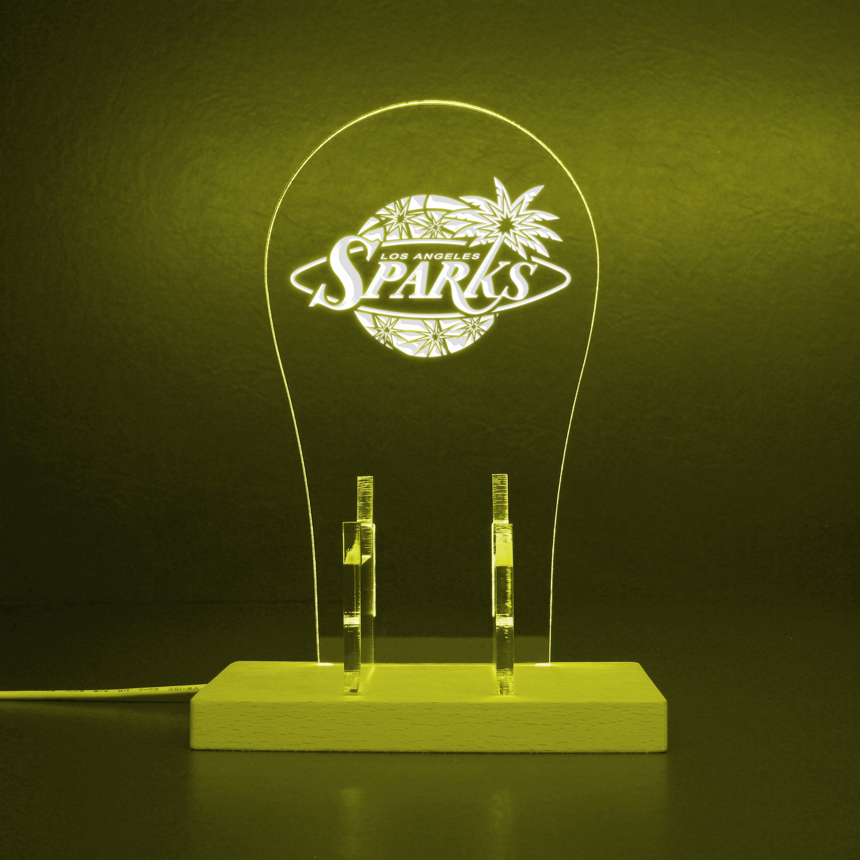 Los Angeles Sparks LED Gaming Headset Controller Stand