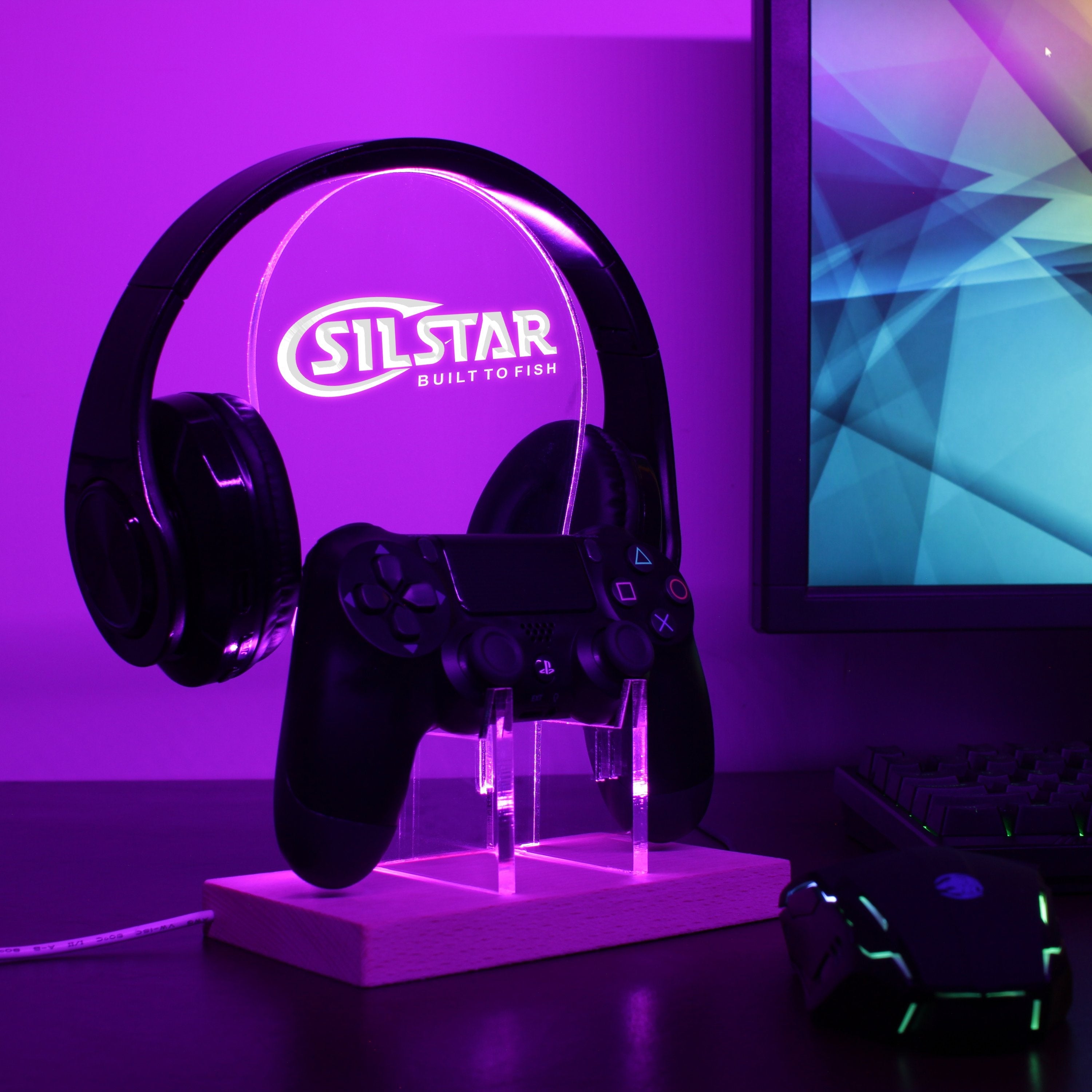 Silstar Sport LED Gaming Headset Controller Stand